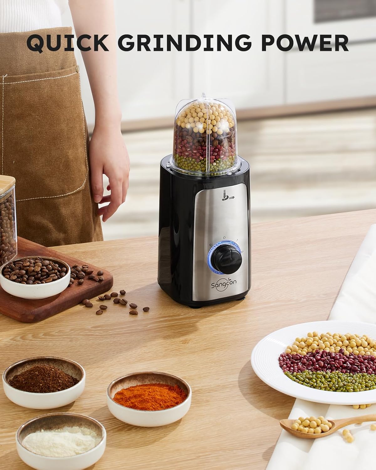 Thumbnail 4 de Sangcon 5-in-1 Blender & Food Processor Combo