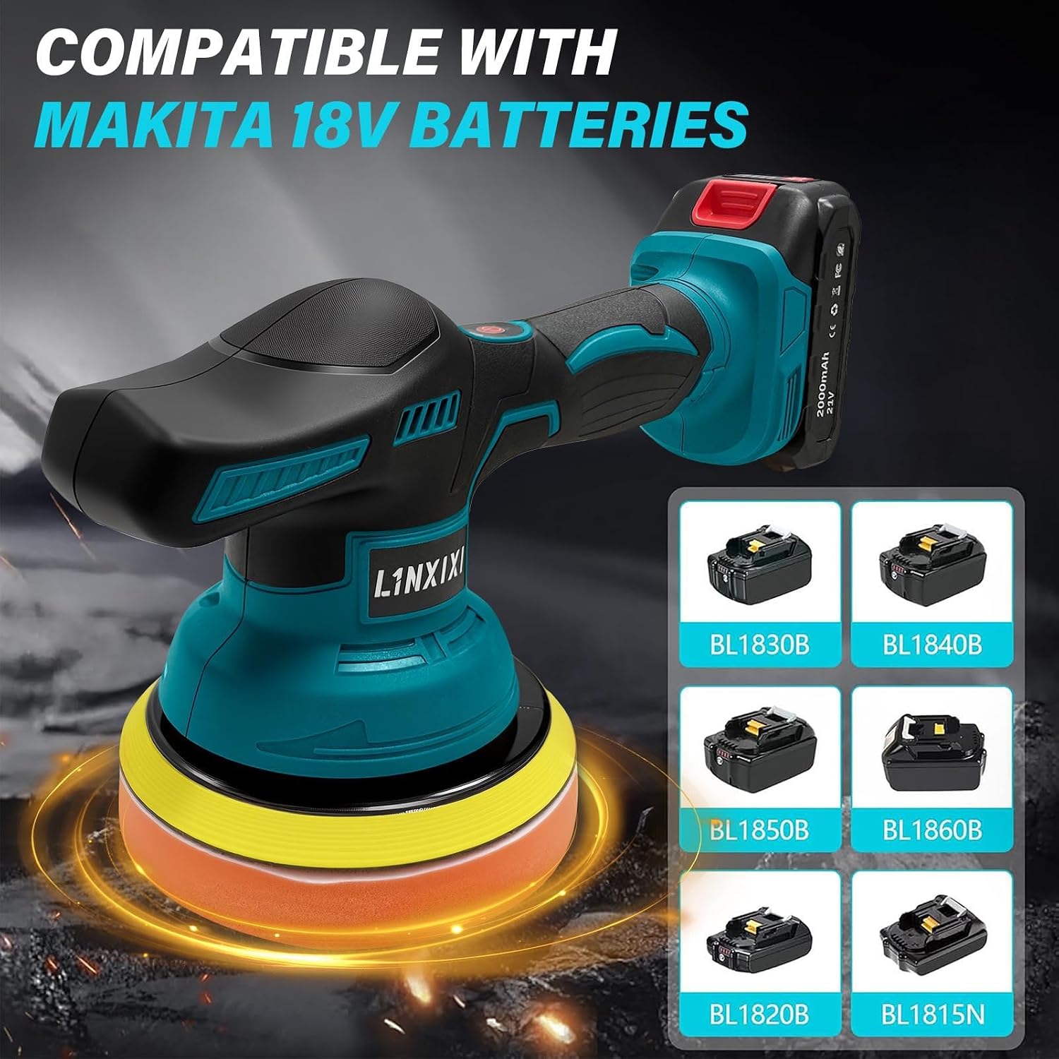 Thumbnail 4 de Makita 18V Poliermaschine Auto 6 Zoll