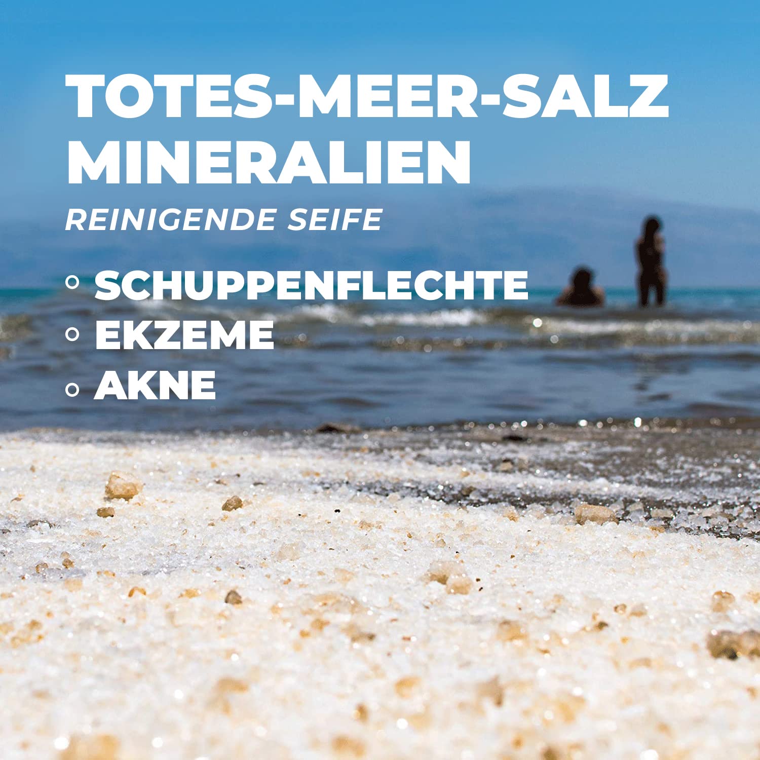 Thumbnail 1 de O NATURALS Totes Meer Schlamm & Lehm Seife (x3) – vegane Gesichtsseife mit Peeling- & Reinigungswirkung