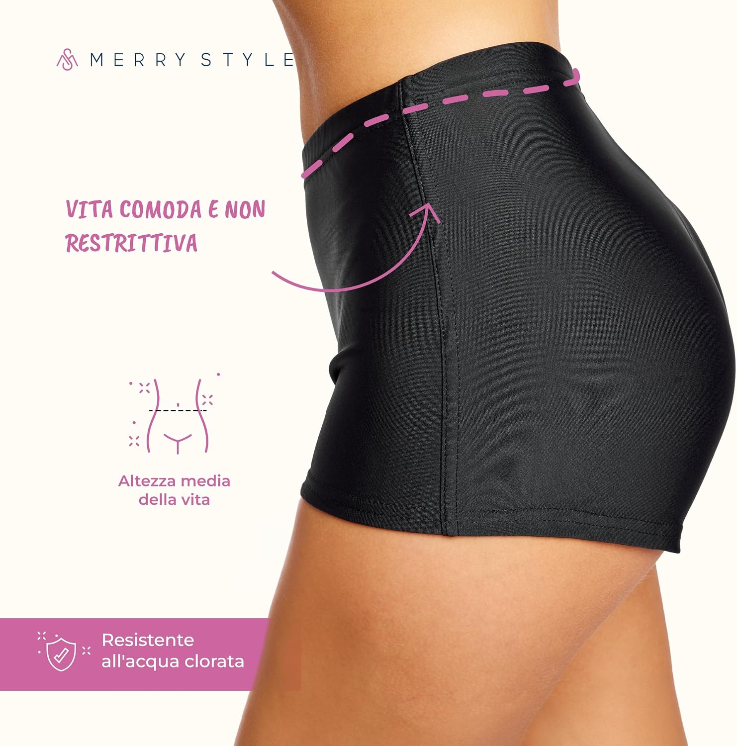 Thumbnail 4 de Costume da bagno donna Merry Style a pantaloncino L23L1 con UPF 50+