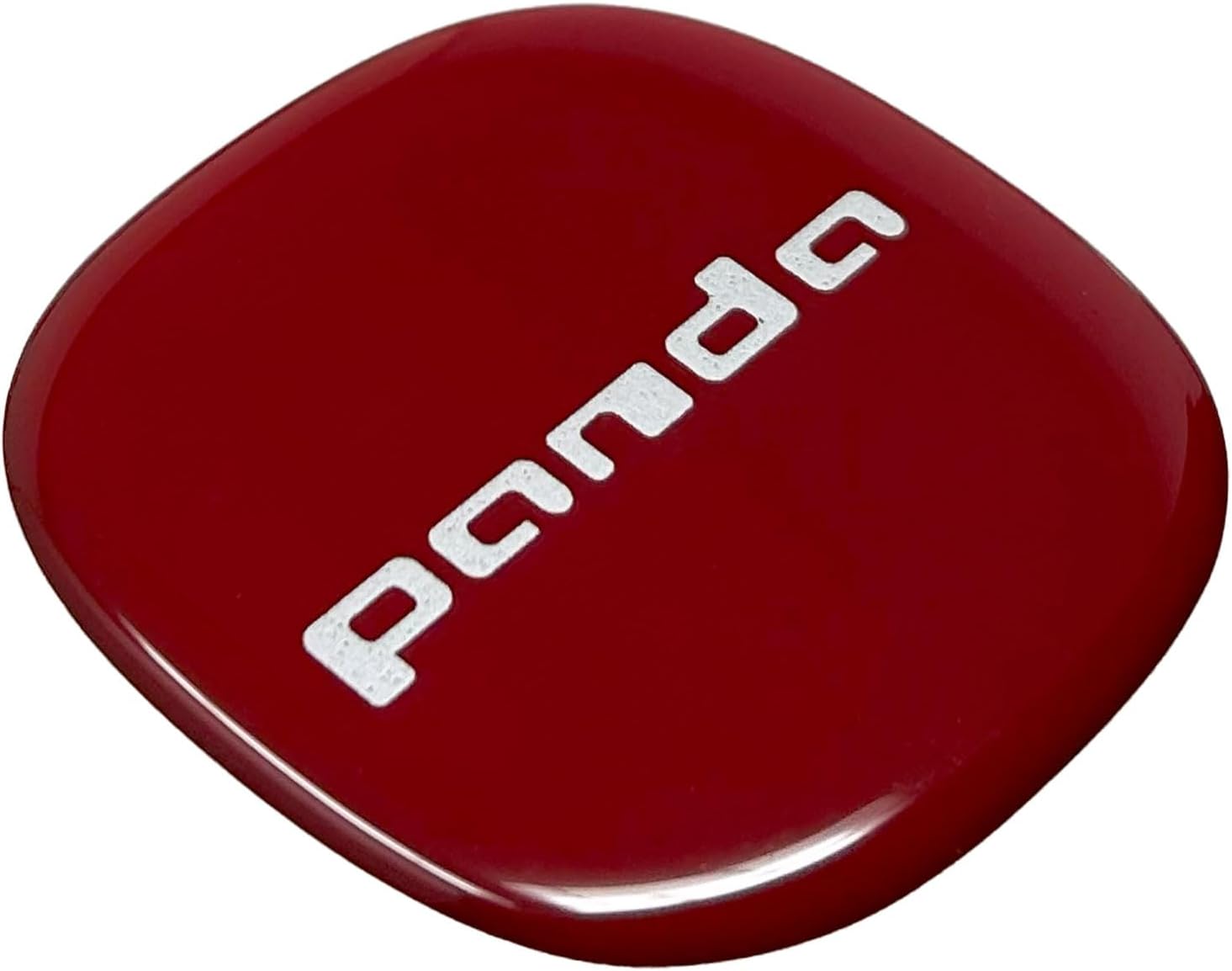 Detalle 2 de 4R Quattroerre.it Adesivi 3D Copricerchi 52 mm per Fiat Panda – Rosso
