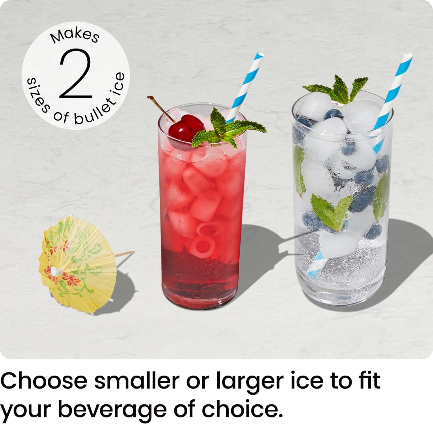 Thumbnail 2 de ICEMAN Dual-Size Countertop Ice Maker (Portable) – Large & Small Ice, Self-Cleaning