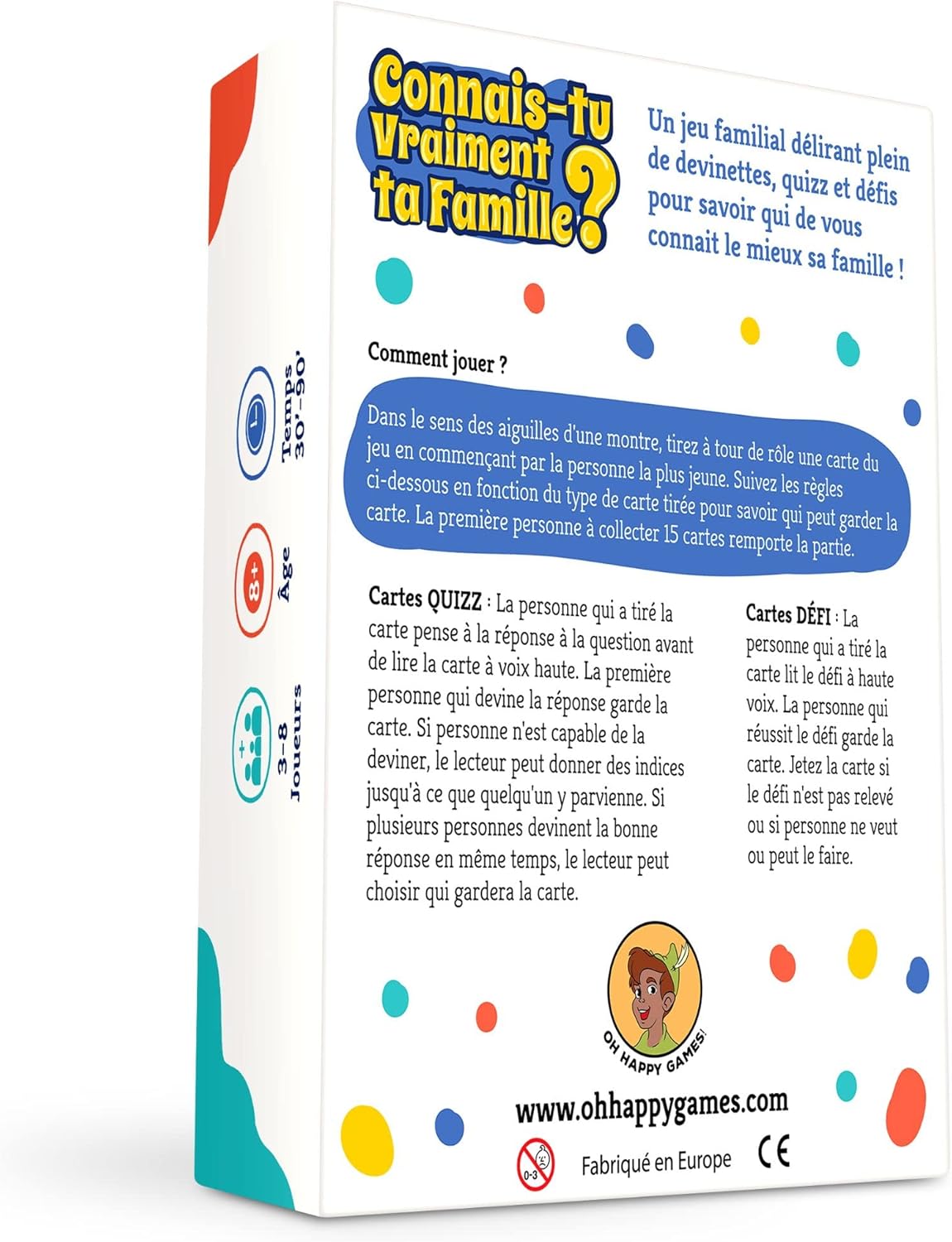 Thumbnail 1 de Oh Happy Games Connais-tu Vraiment ta Famille? Jeu familial