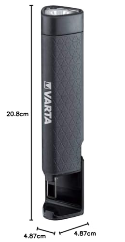 Detalle 1 de Varta Work Flex Telescope Light con 4 pilas AA — iluminación eficiente para taller, habitación y coche