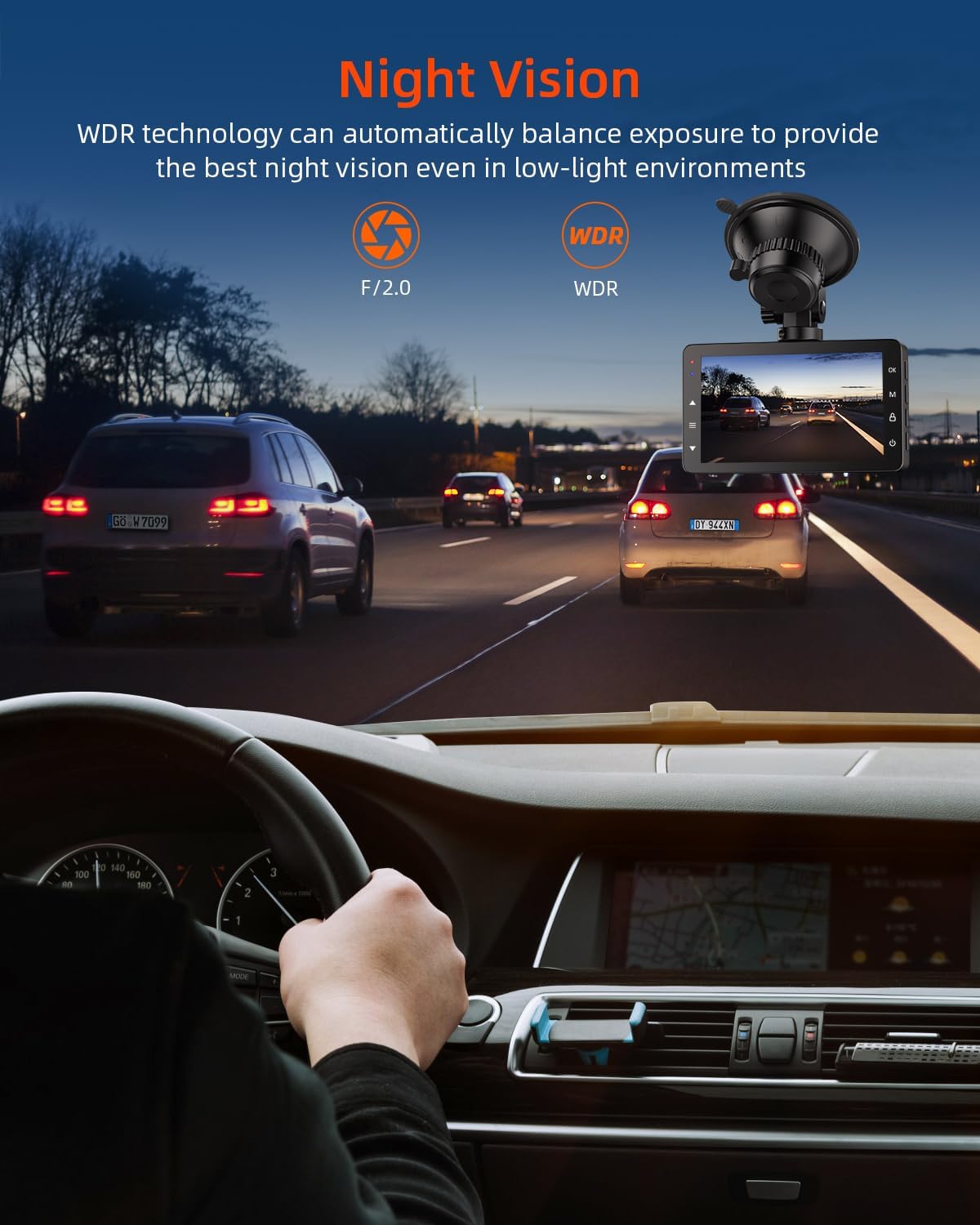 Thumbnail 4 de Zhiroad Dash CAM Coche 1080P 176°