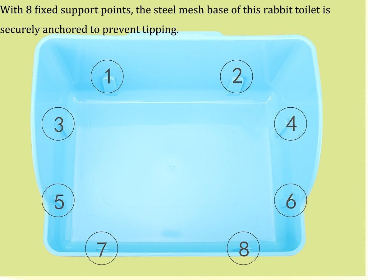 Detalle 2 de Rabbit Litter Box Premium Steel Mesh 1 Large ๐