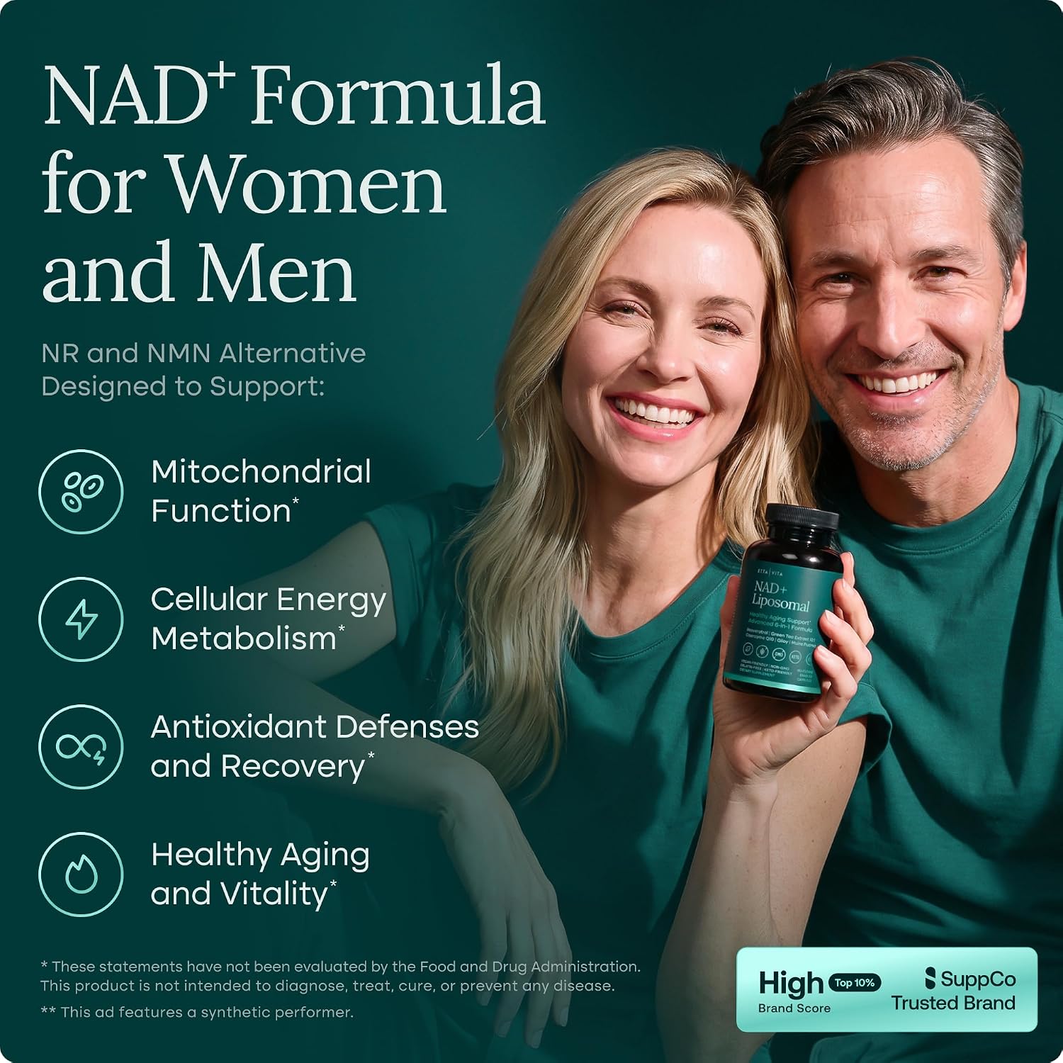 Detalle 2 de NAD+ Supplement 500 mg