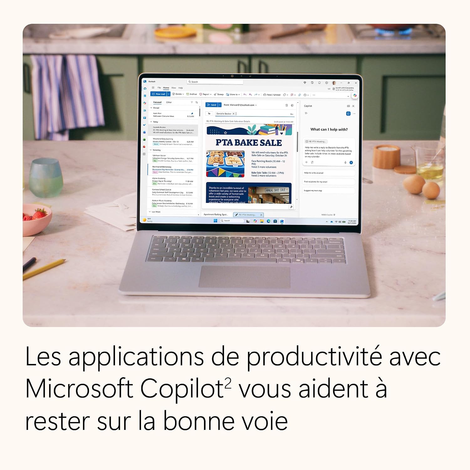 Detalle de Microsoft 365 Personal — 12 mois, 1 utilisateur, IA et 1 To OneDrive