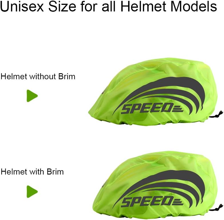 Thumbnail 5 de LAMA Fahrradhelm Regenüberzug – 2er Set, wasserdicht, reflektierend, universell passend