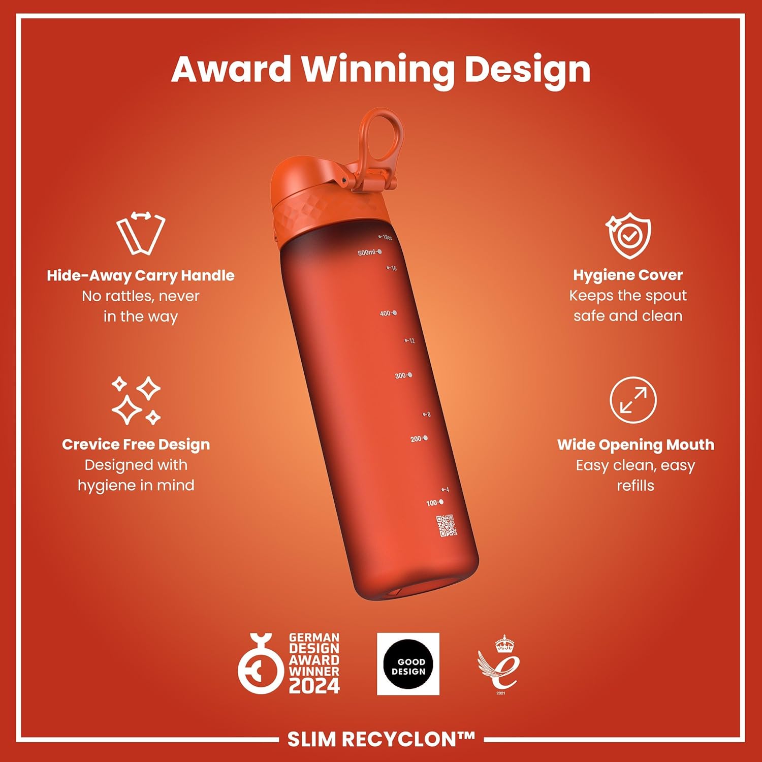 Thumbnail 5 de Ion8 500 ml/18 oz Water Bottle – Leak Proof, BPA Free & Dishwasher Safe