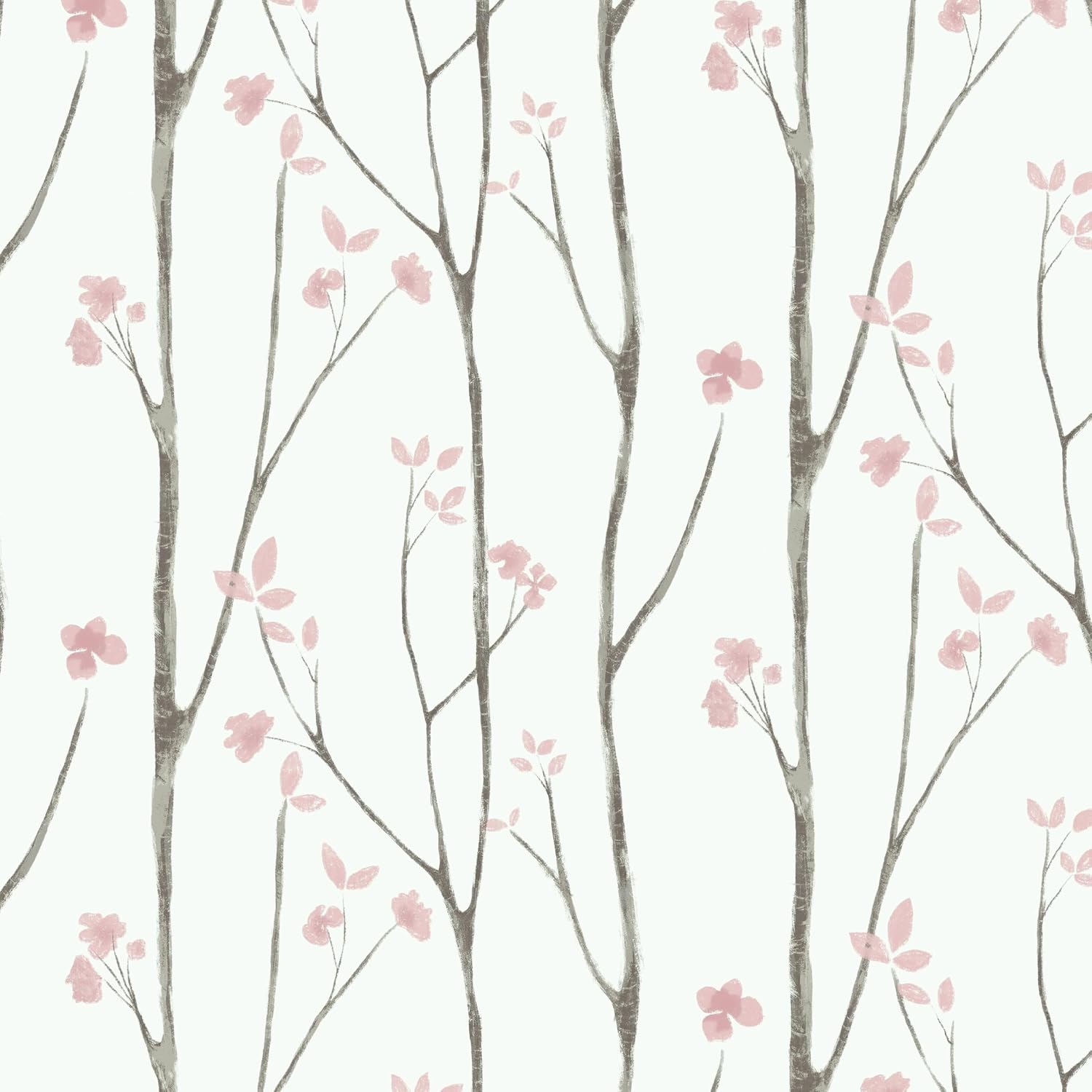 Detalle de Timeet Peel and Stick Boho Leaf Wallpaper