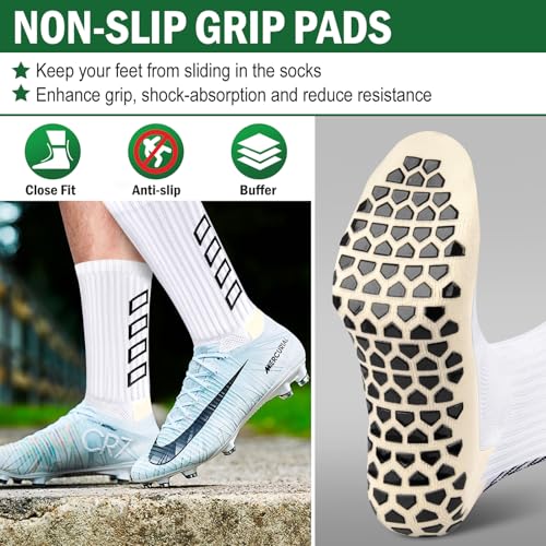 Detalle de ENONEO Calze antiscivolo da calcio uomo 37-45 | Grip Socks per football e running