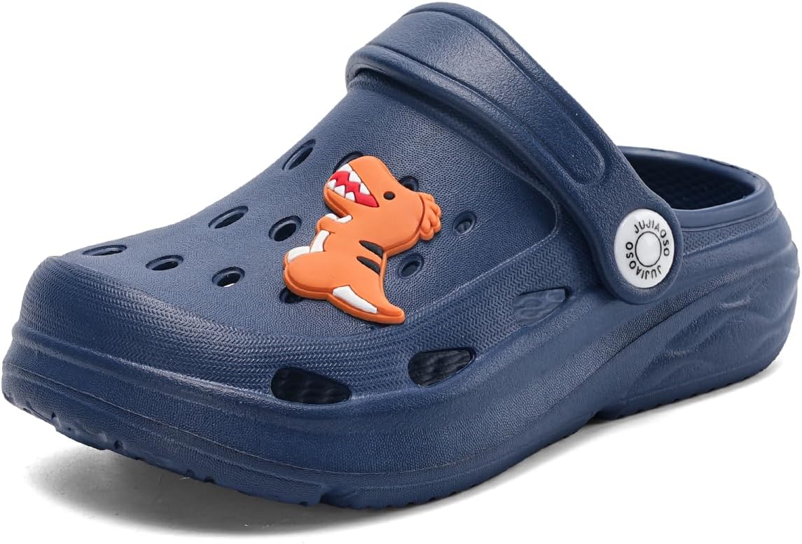 Detalle de JUJIAOSO Kids’ slip-on garden shoes with cartoon slide design