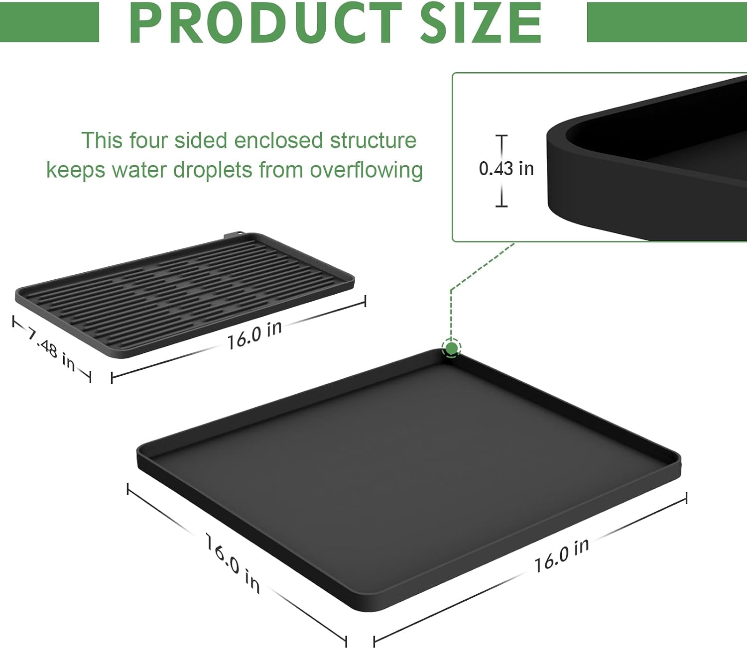 Thumbnail 1 de Silicone Coffee Mat 16" x 16
