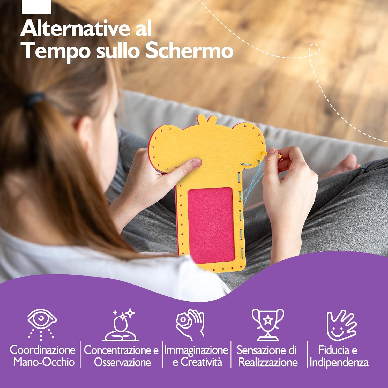 Thumbnail 2 de hahaland Kit Cucito Bambina 6-8 anni 🎨