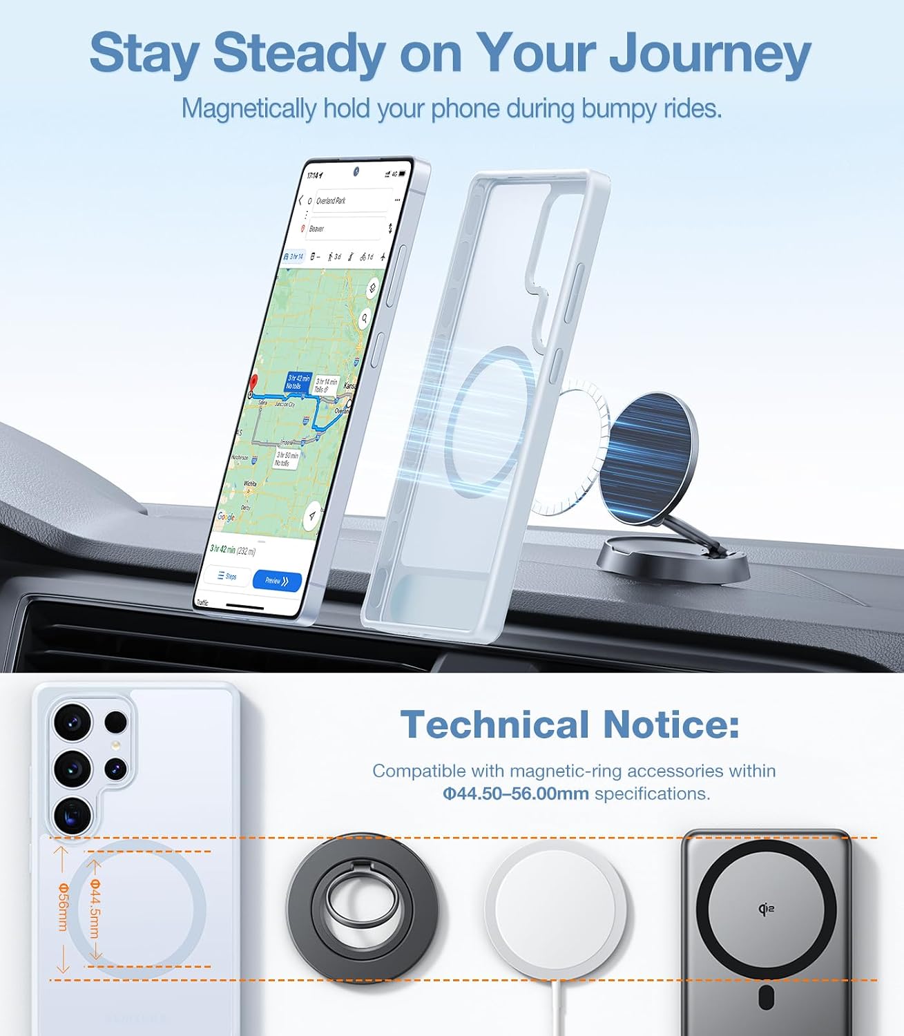 Detalle de TORRAS Magnetic Case for Galaxy S25 Ultra