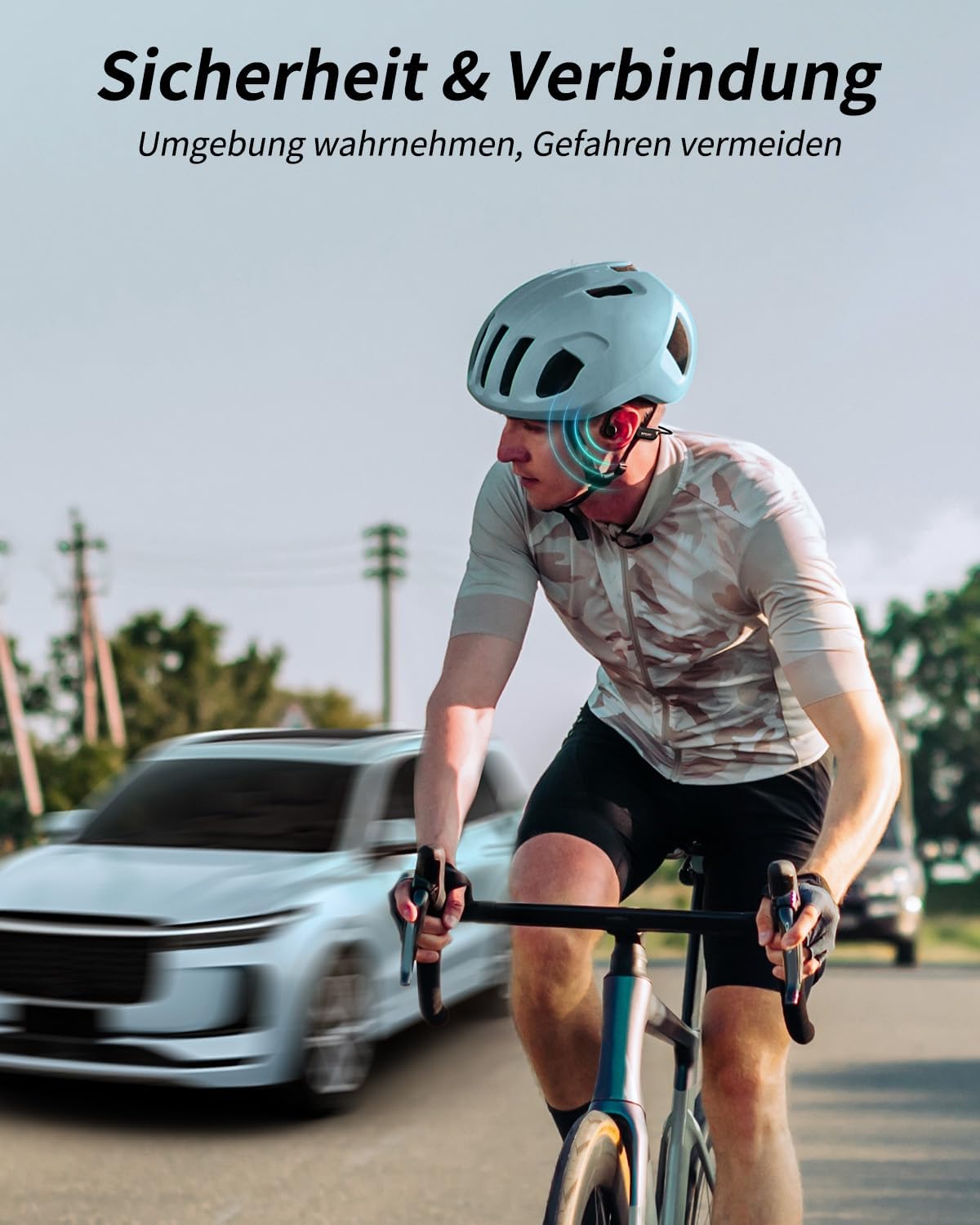 Thumbnail 6 de NUASI Knochenschall Kopfhörer – Offene Knochenschall Bluetooth 6.0, 10 h Lauf-/Fahrrad-Sportheadset, IPX6
