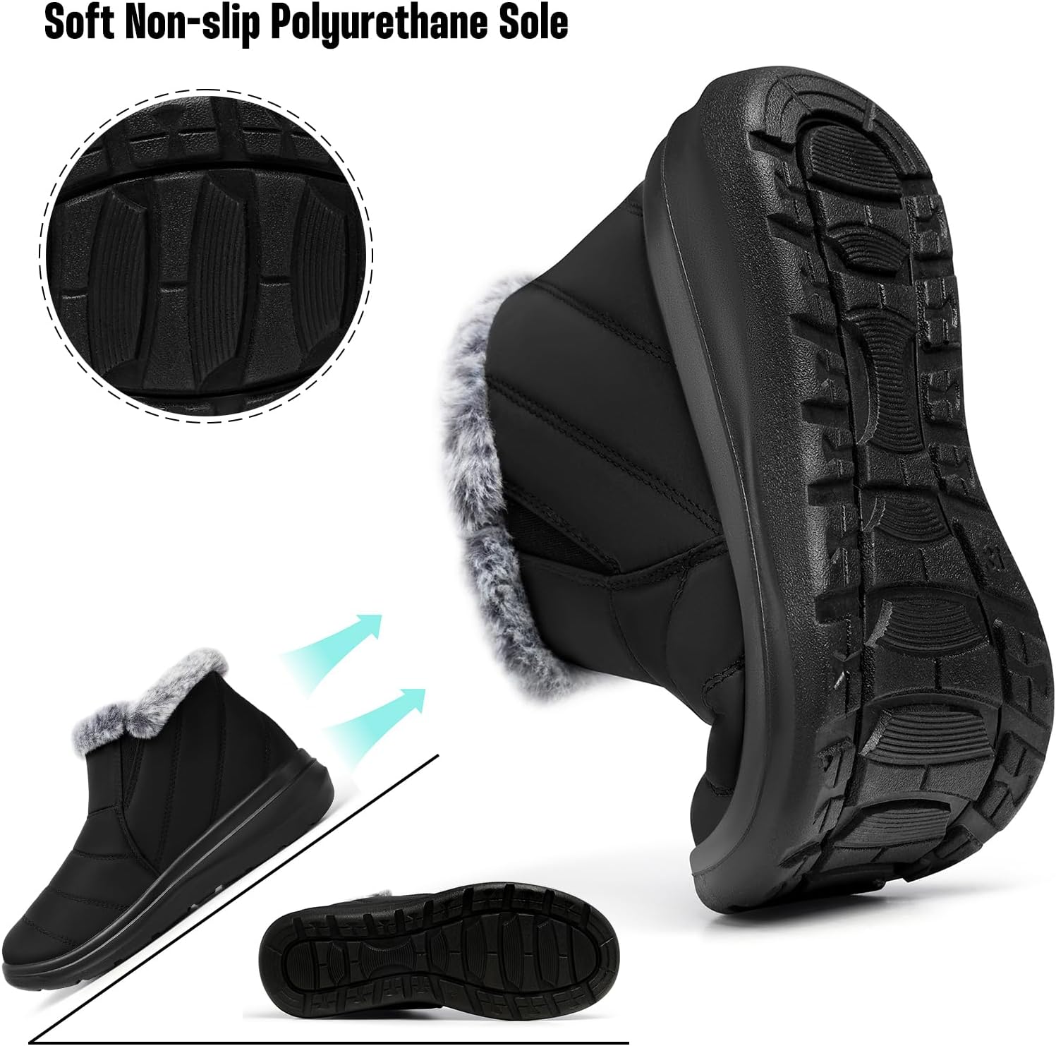 Thumbnail 4 de SHIBEVER Winter Waterproof Boots for Women