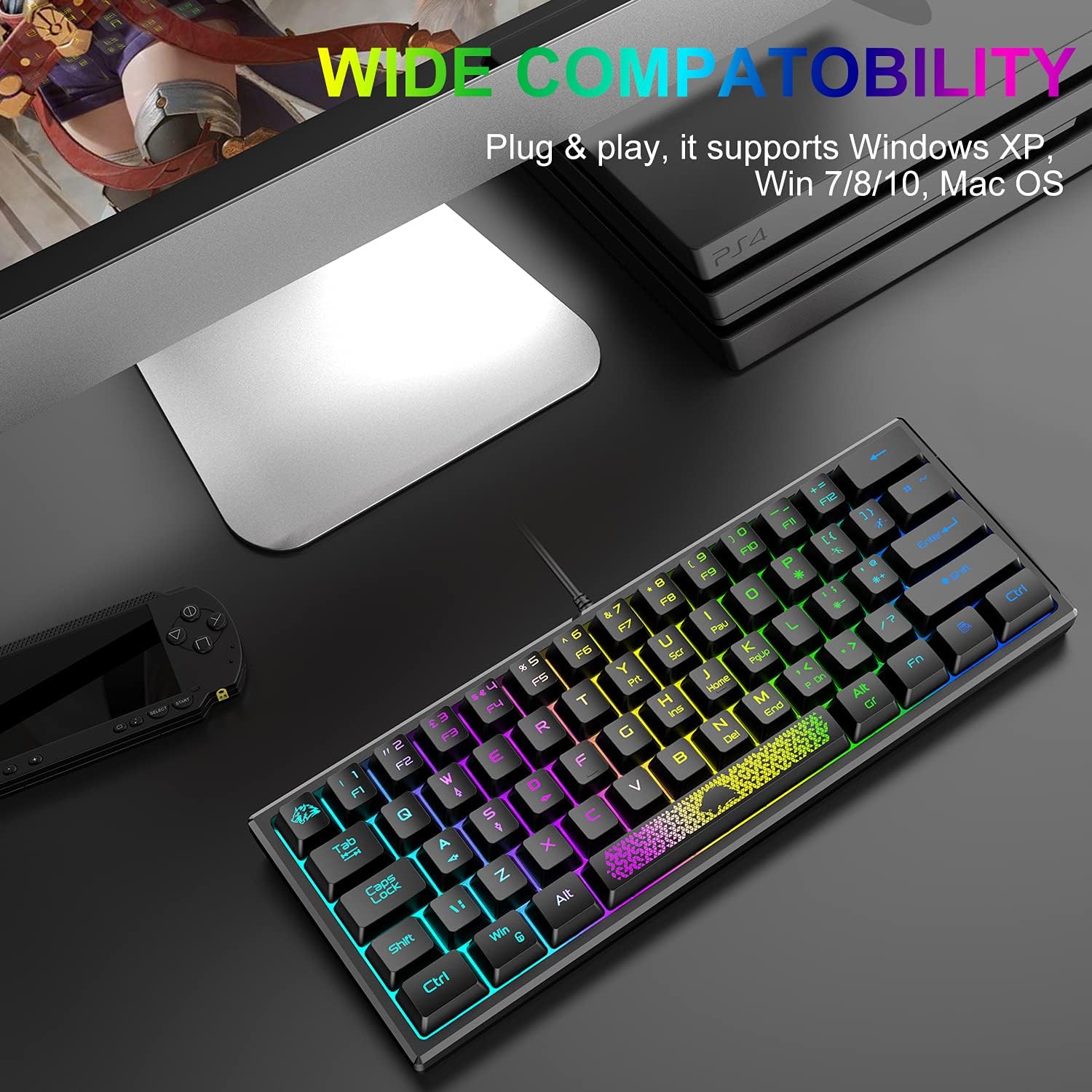 Thumbnail 6 de ZIYOU LANG Mini 60% Clavier de Jeu