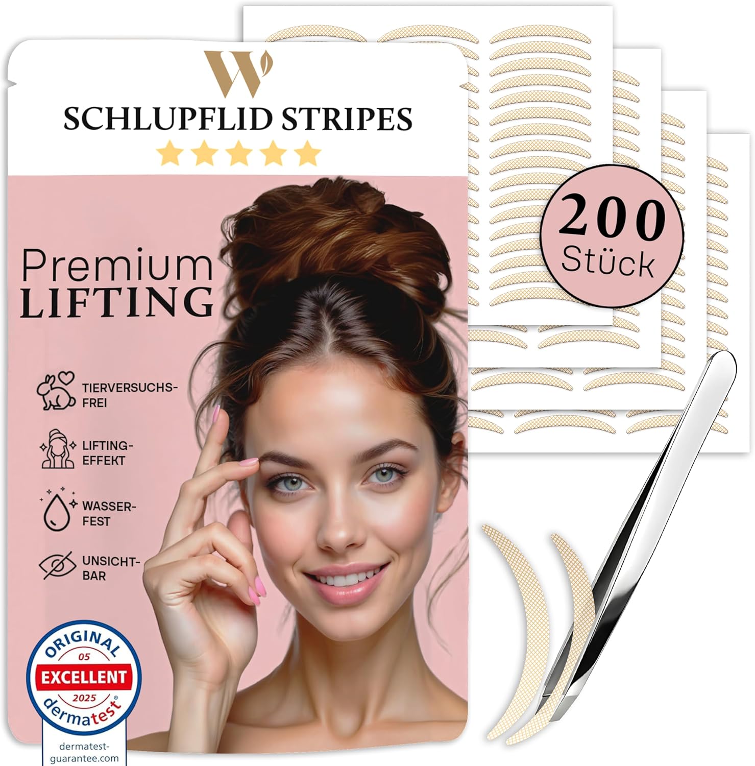 Detalle de WOW STRIPES Augenlid Lifting Tape 200