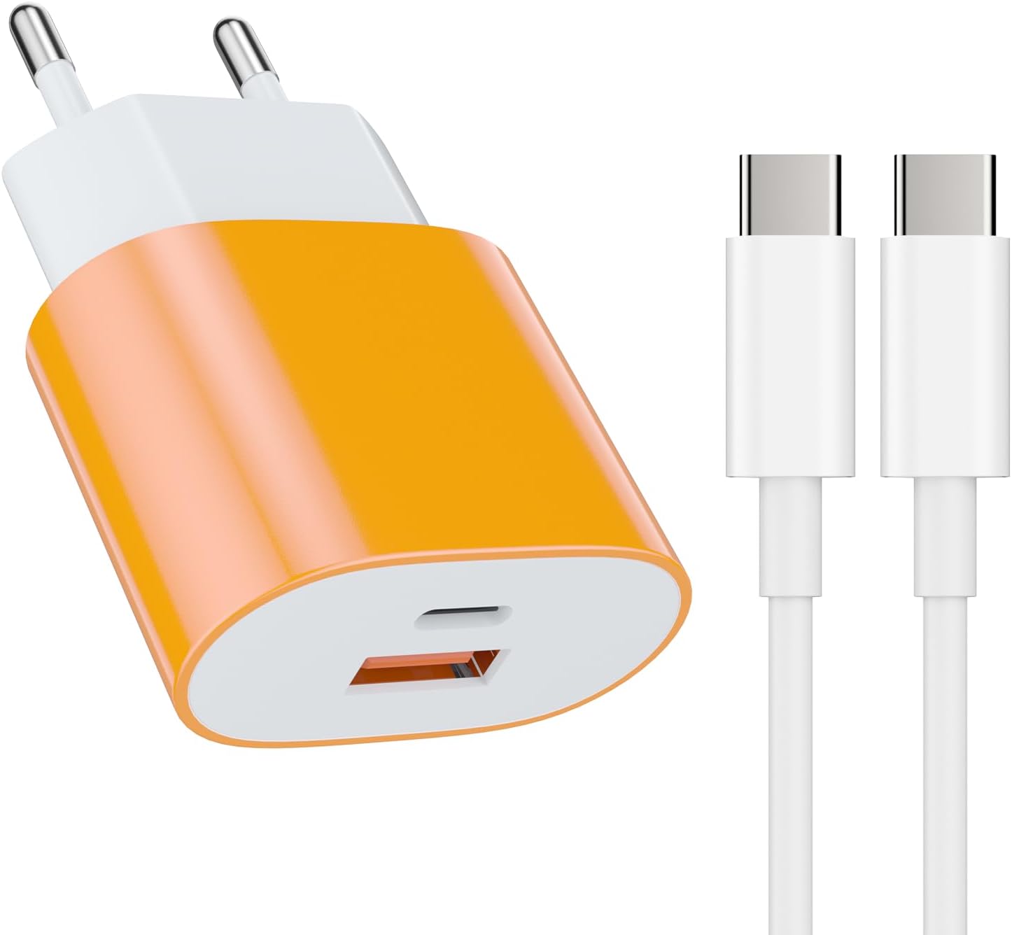 Thumbnail 5 de Caricabatterie rapido 25W con cavo da 1,8 m e doppia porta USB-C/USB-A (Samneer)