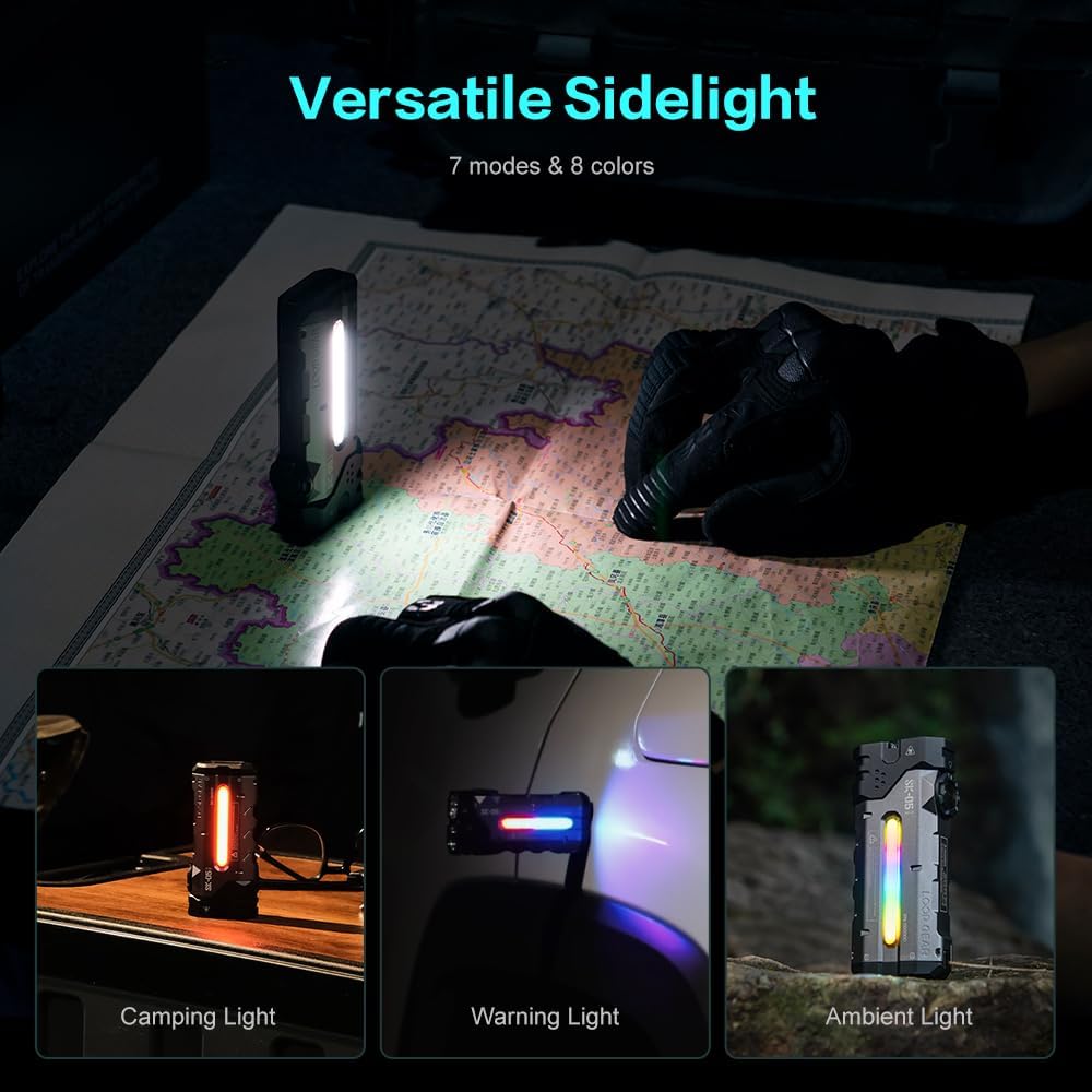 Detalle 2 de LOOP GEAR SK05Pro 8000mAh flat LED flashlight 🔦