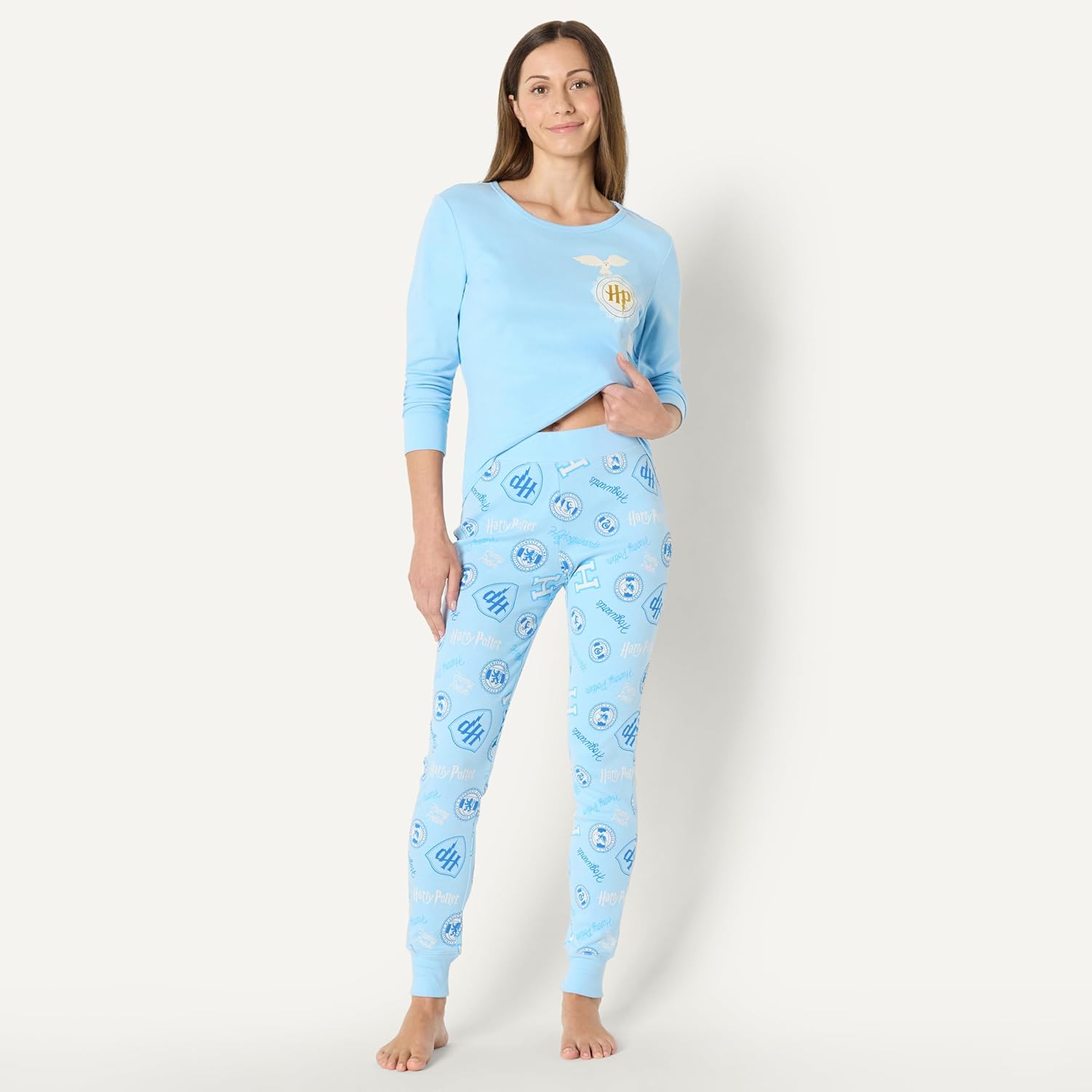 Thumbnail 4 de Amazon Essentials Women’s Snug-Fit Cotton Sleepwear Pyjama Set (Plus Size available)