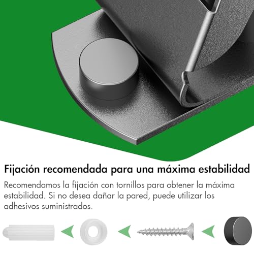 Detalle 1 de Radikor soporte escobas pared 42 cm