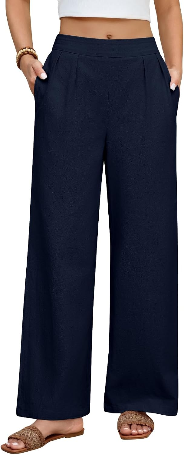 Thumbnail 6 de heekpek Damen Sommerhose aus Baumwolle – bequeme High-Waist Weite Bein, lässig und elegant