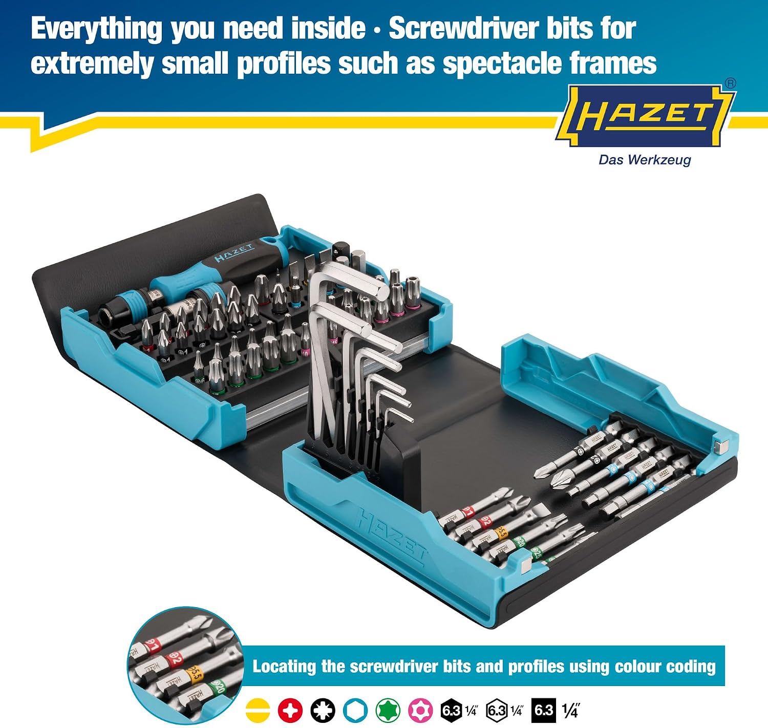 Detalle de Hazet bit set 2200SC-1