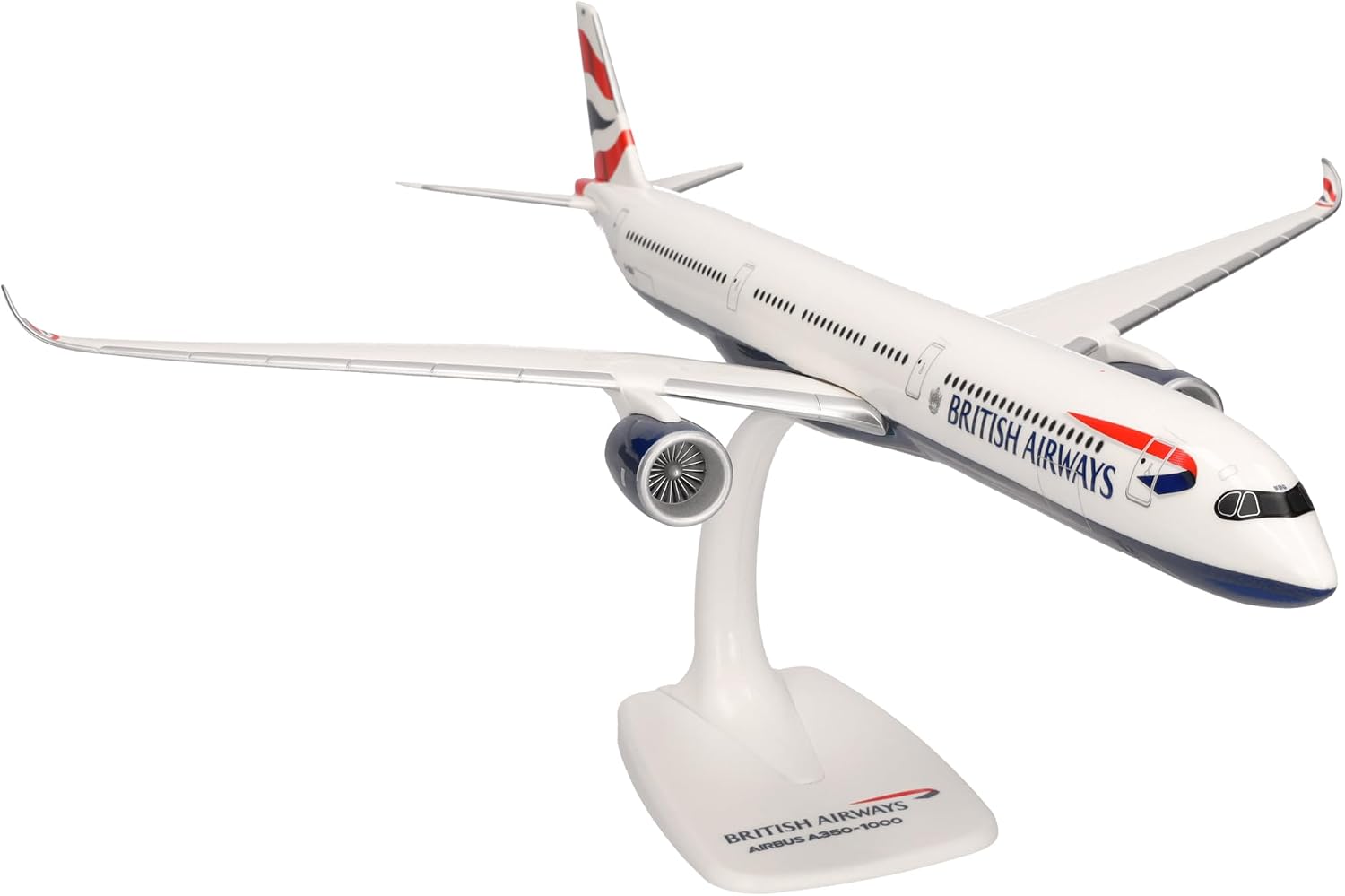Detalle de Herpa Maquette Avion 1:200 Snap-Fit – Boeing 737-800/British Airways et Airbus A350-1000 G-XWBG