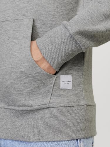 Thumbnail 6 de Jack & Jones Jjebasic Sweat Zip Hood: Sudadera Deportiva Gris