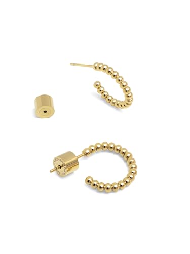 Detalle de SINGULARU Pebble Dots S — pendientes oro 18Kt 💍