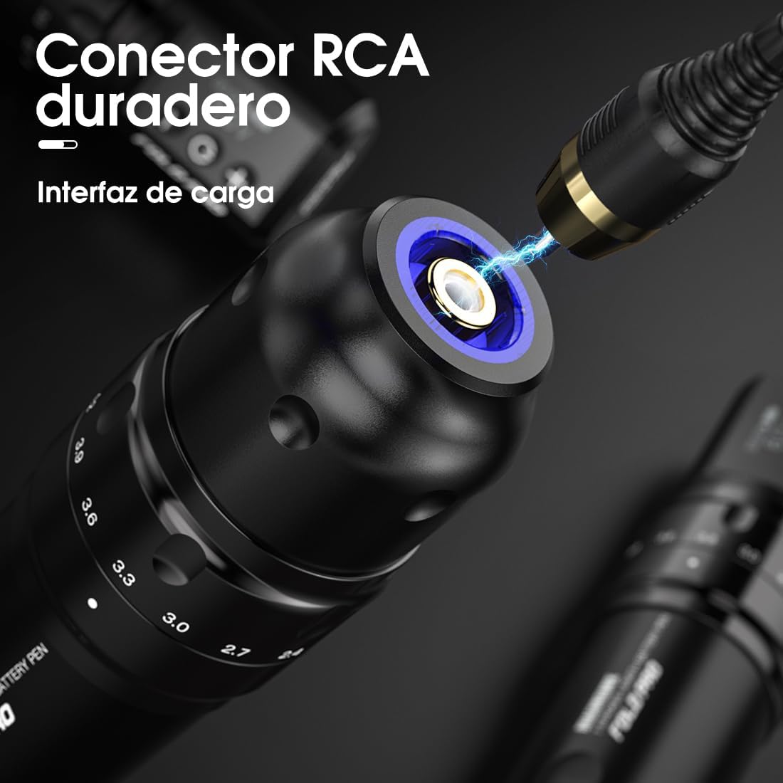 Thumbnail 4 de Dragonhawk Fold Pro macchinetta per tatuaggi senza fili con 7 corse regolabili (2,4–4,2 mm) e batteria 1500 mAh