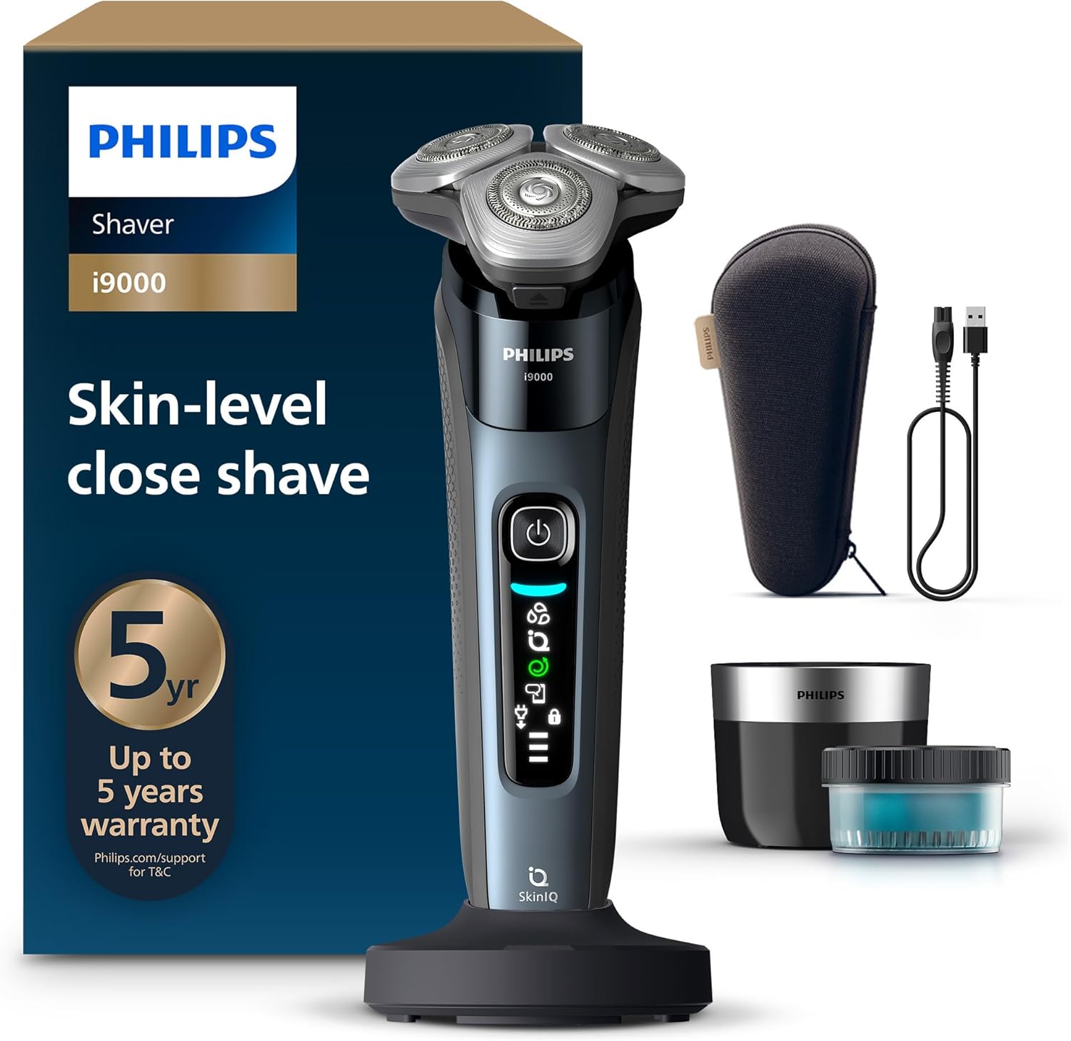 Detalle de Philips Shaver i9000 electric shaver with Skin IQ