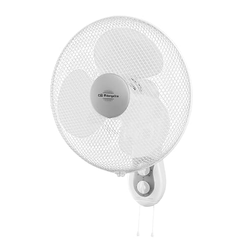 Detalle de Orbegozo WF 0139: Ventilador de pared oscilante de 40 cm, 3 velocidades y temporizador de 120 minutos