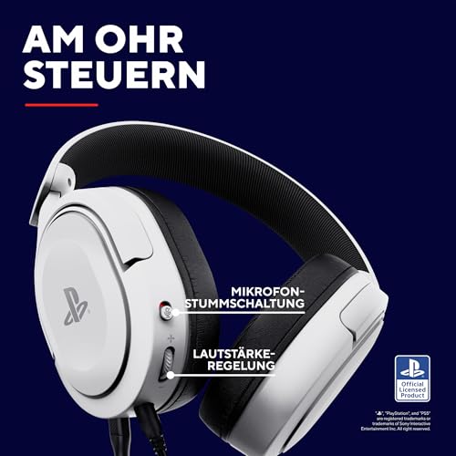 Thumbnail 6 de GXTrust Forta PS5 Gaming Headset – Weiß, offiziell lizenziert, 50 mm Treiber