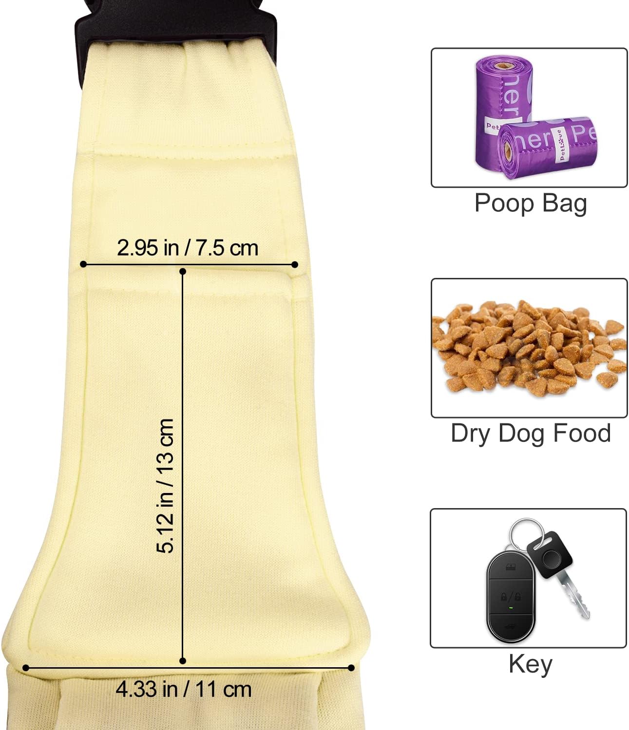 Detalle 2 de PETLOFT dog carrier sling, 10 lb capacity