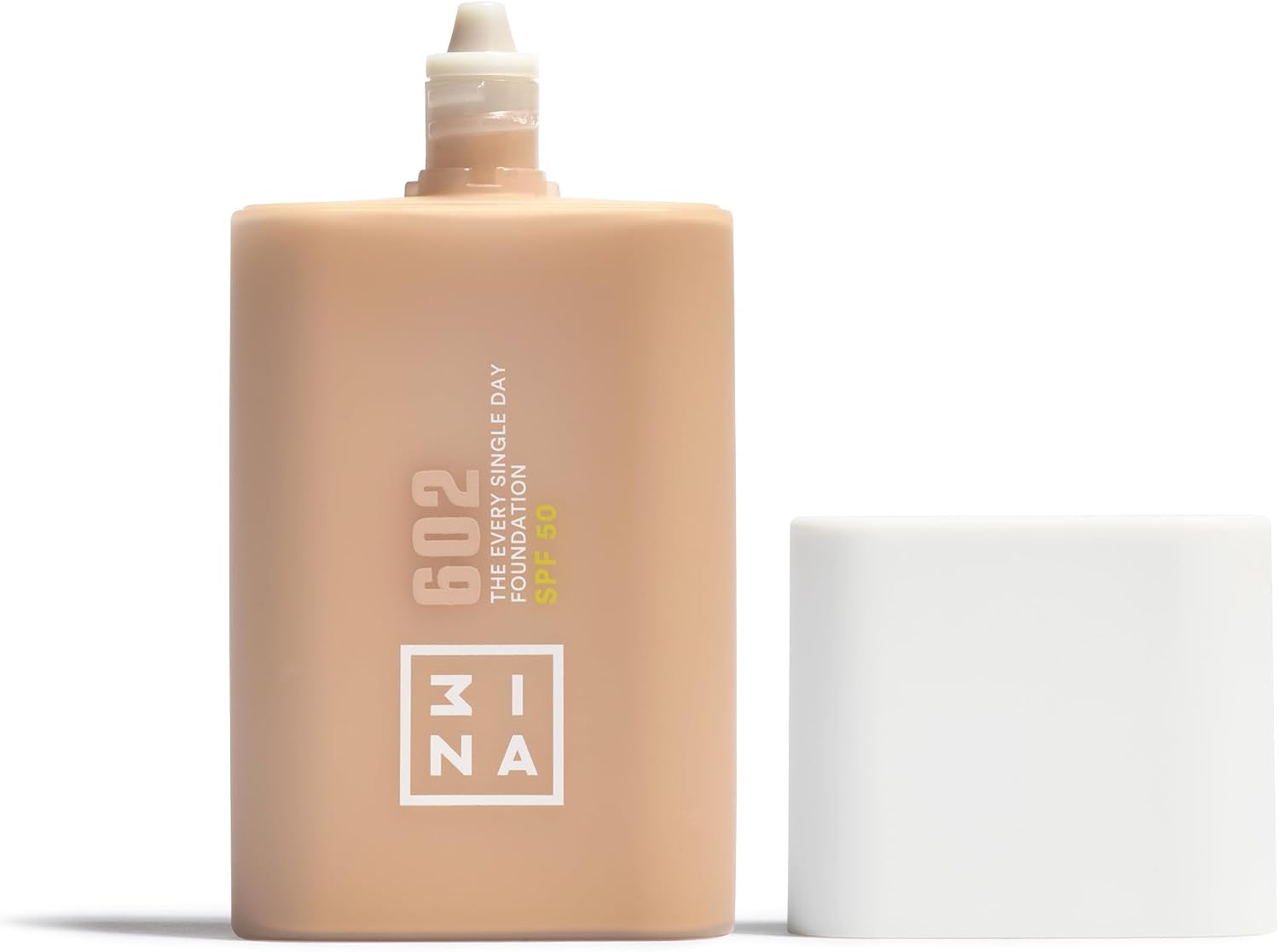 Detalle de 3INA The Every Single Day Foundation SPF 50 602 – podkład z niacynamidem