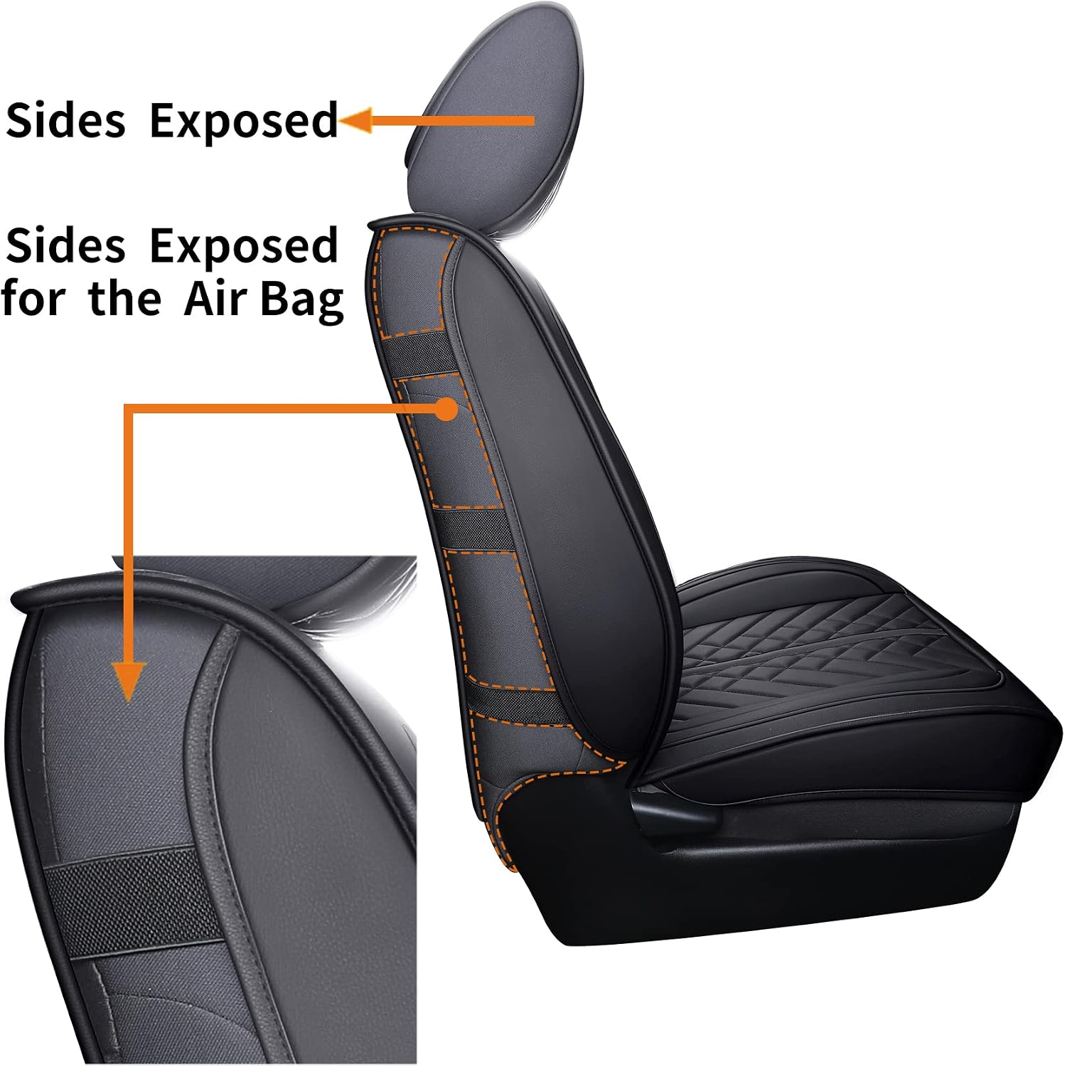 Detalle 2 de Tomatoman Tacoma Front Seat Covers 2 pcs