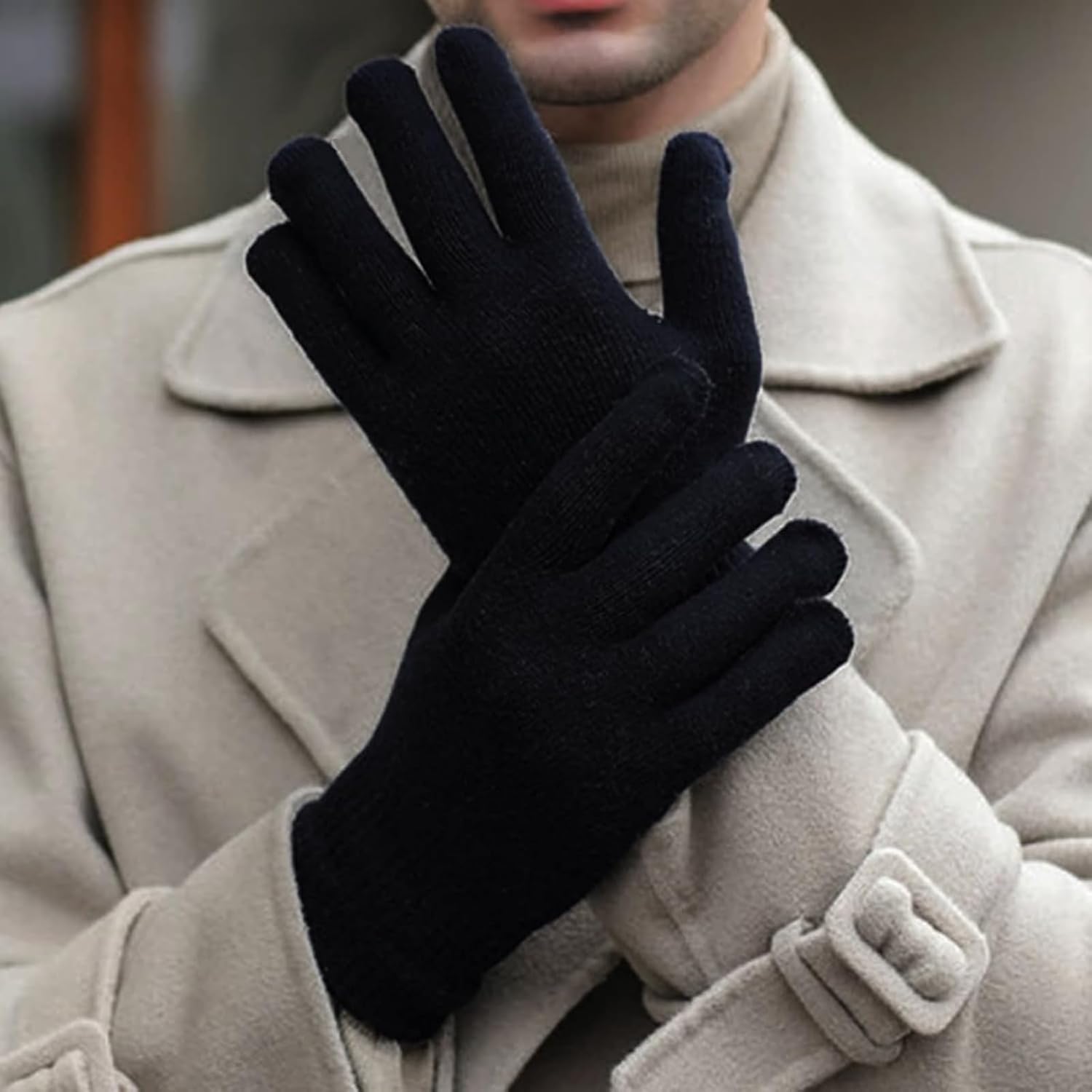 Thumbnail 3 de SILEDGN Acrylic Knit Winter Gloves