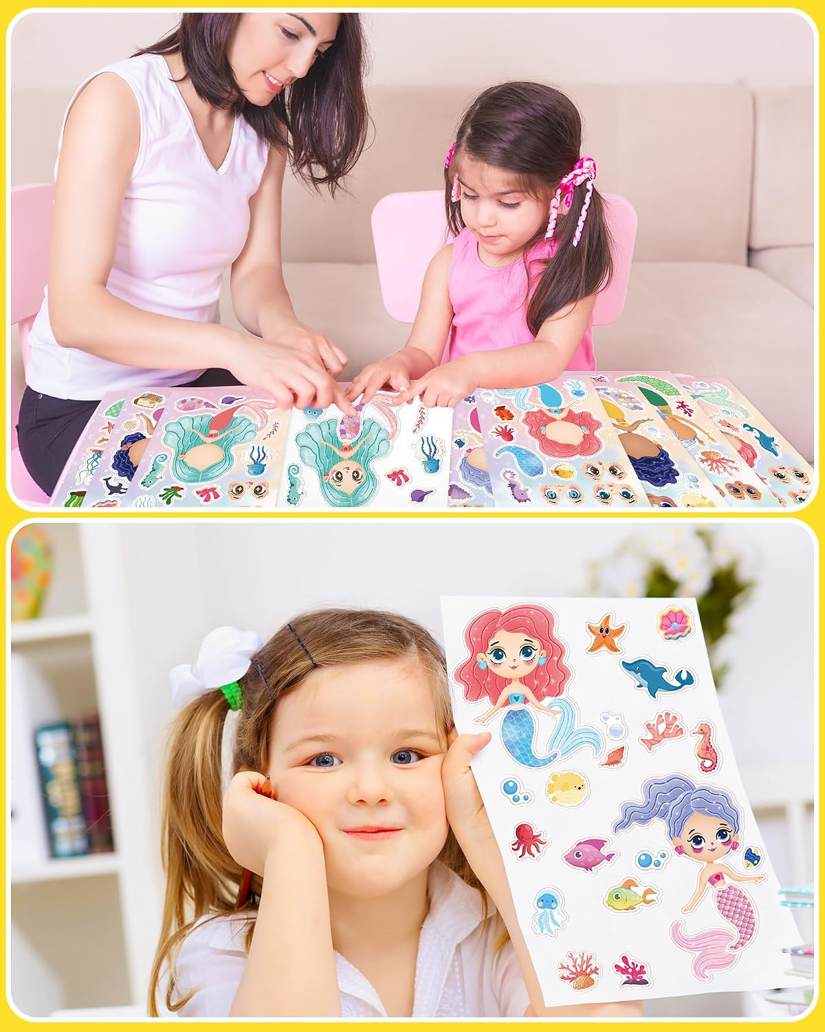 Thumbnail 2 de Make Your Own Mermaid Sticker Sheets