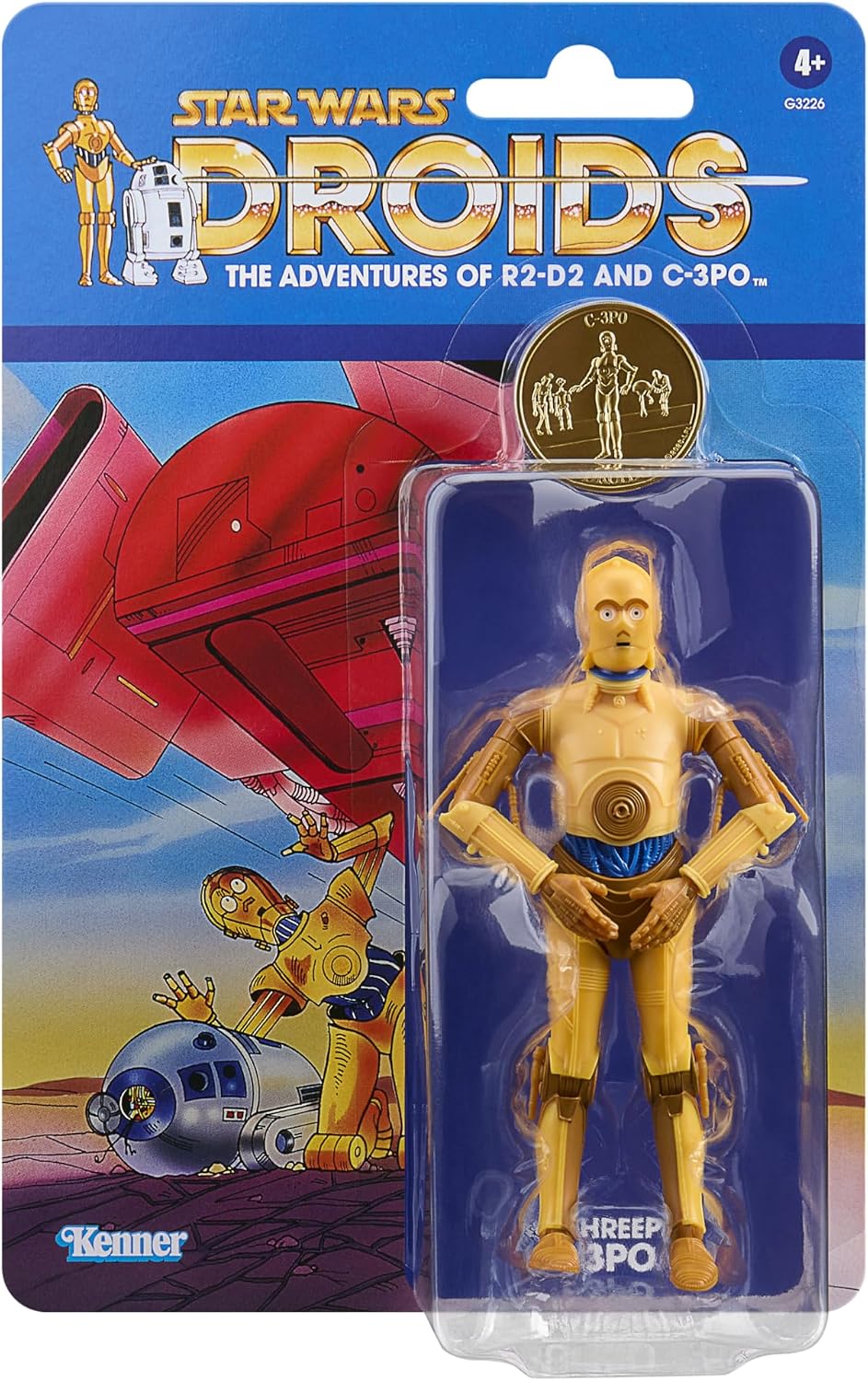 Detalle de ハズブロ STAR WARS ブラックシリーズ G3226 C-3PO 15 cmアクションフィギュア、可動・コレクターズコイン付き