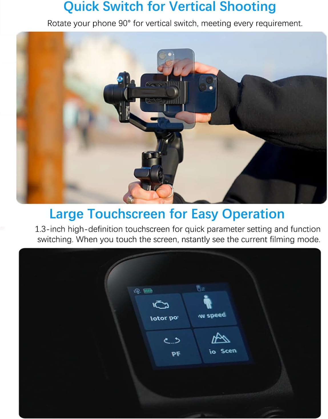 Thumbnail 6 de FeiyuTech Scorp Mini 3 Gimbal Stabilizer for iPhone
