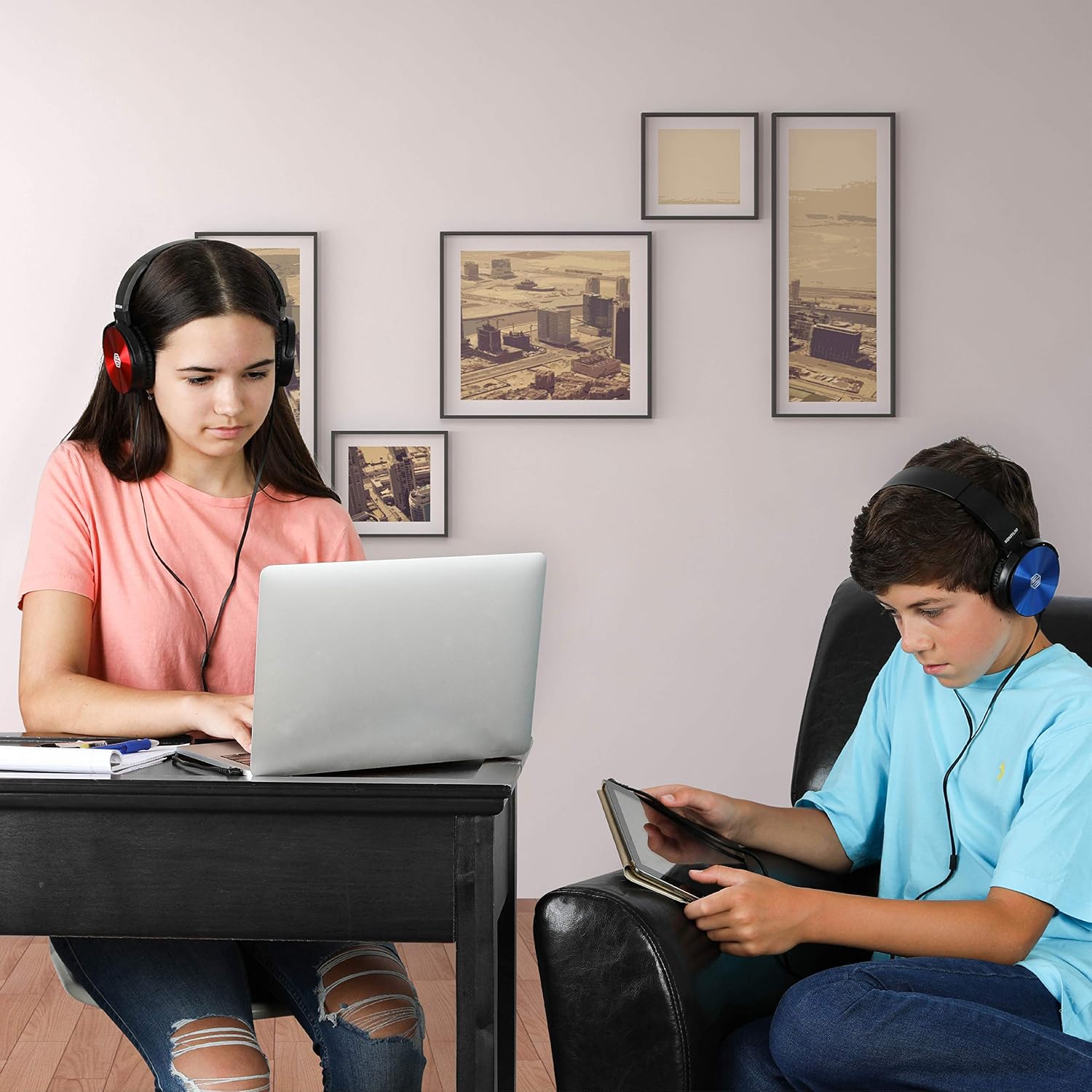 Thumbnail 4 de Kids Headphones Bulk 5 Pack 3.5mm