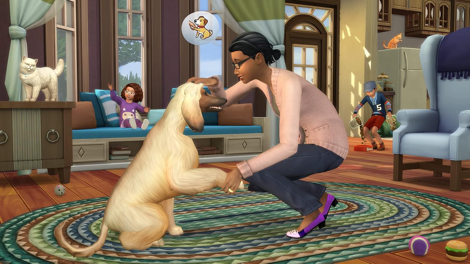 Detalle de Les Sims 4 Chiens et Chats (EP4) – Pack d’extension PC (Brindleton Bay)