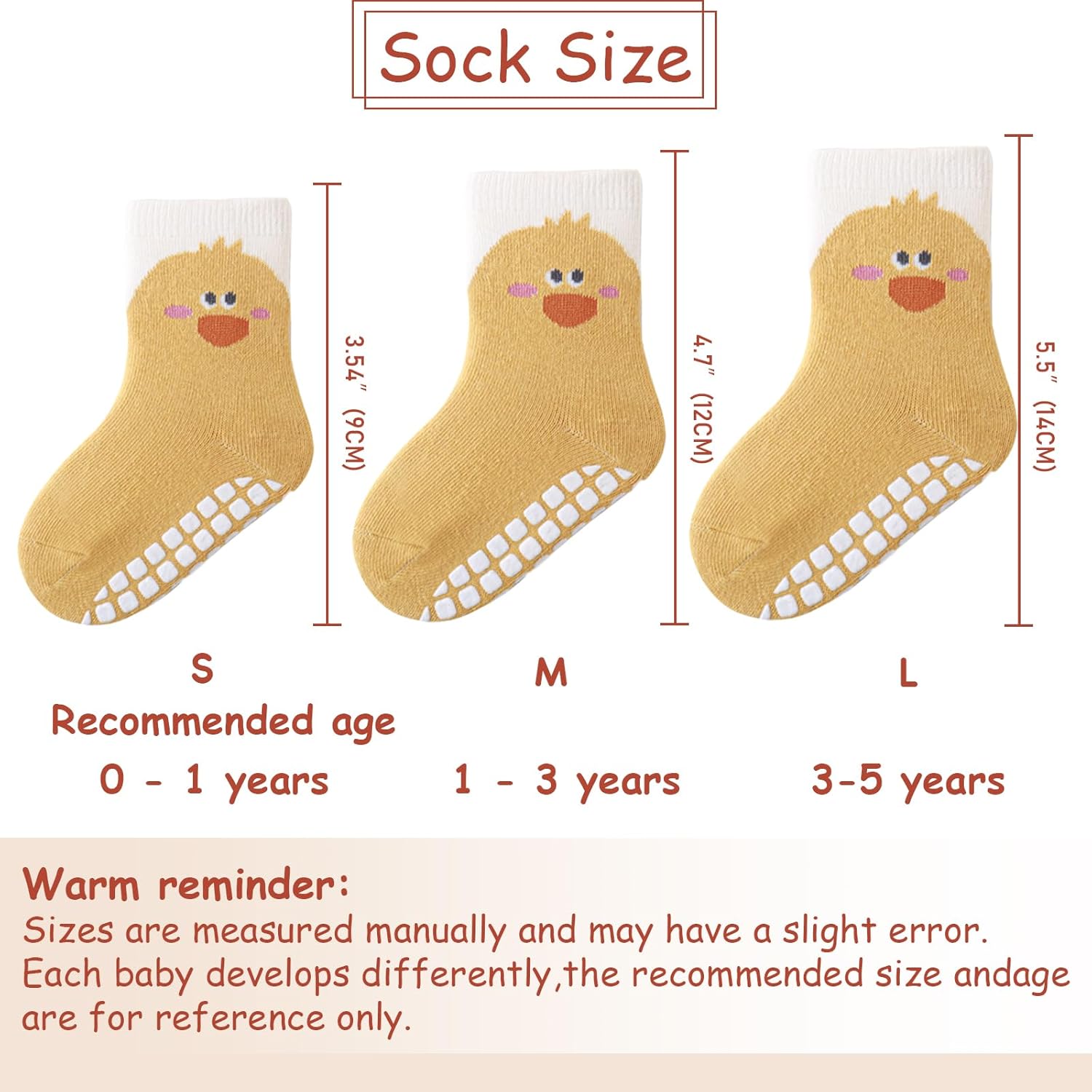 Thumbnail 6 de ZYUPHY Calzini antiscivolo bambino in cotone (5 paia) 0-5 anni