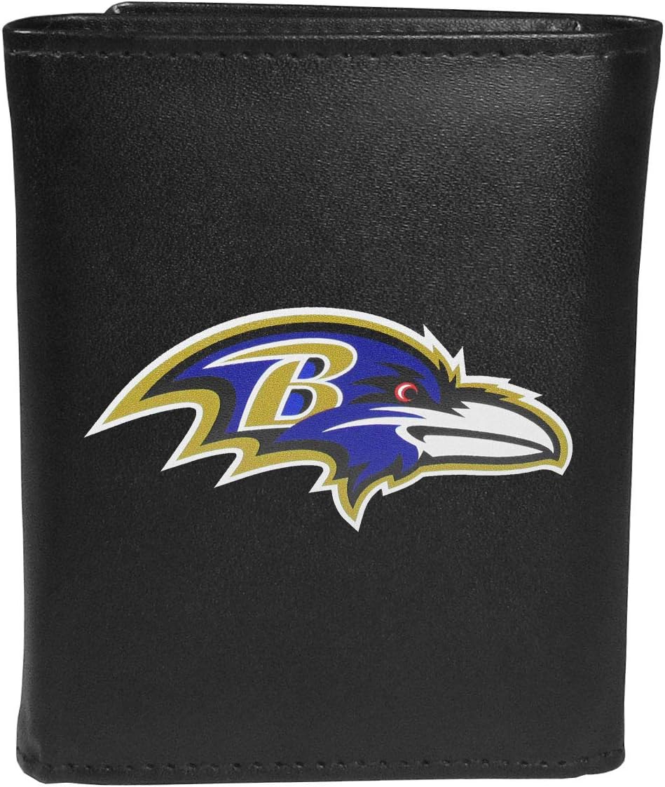 Detalle 2 de Siskiyou NFL Miami Dolphins Tri-Fold Wallet (SportsLeather) with ID Window, Large Logo