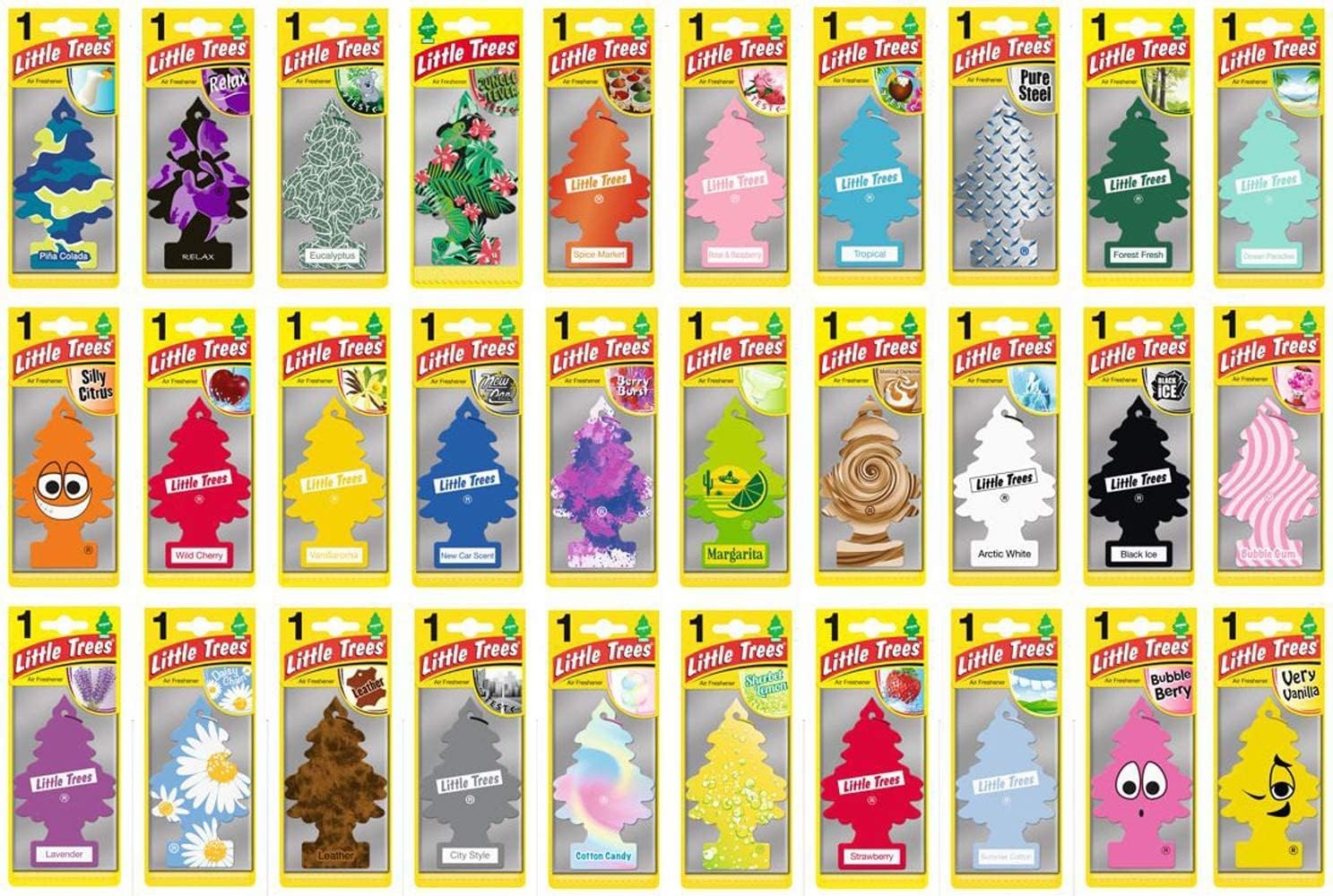Thumbnail 6 de Little Trees MTZ02 Blue Six Pack Car Air Fresheners – New Car Fragrance