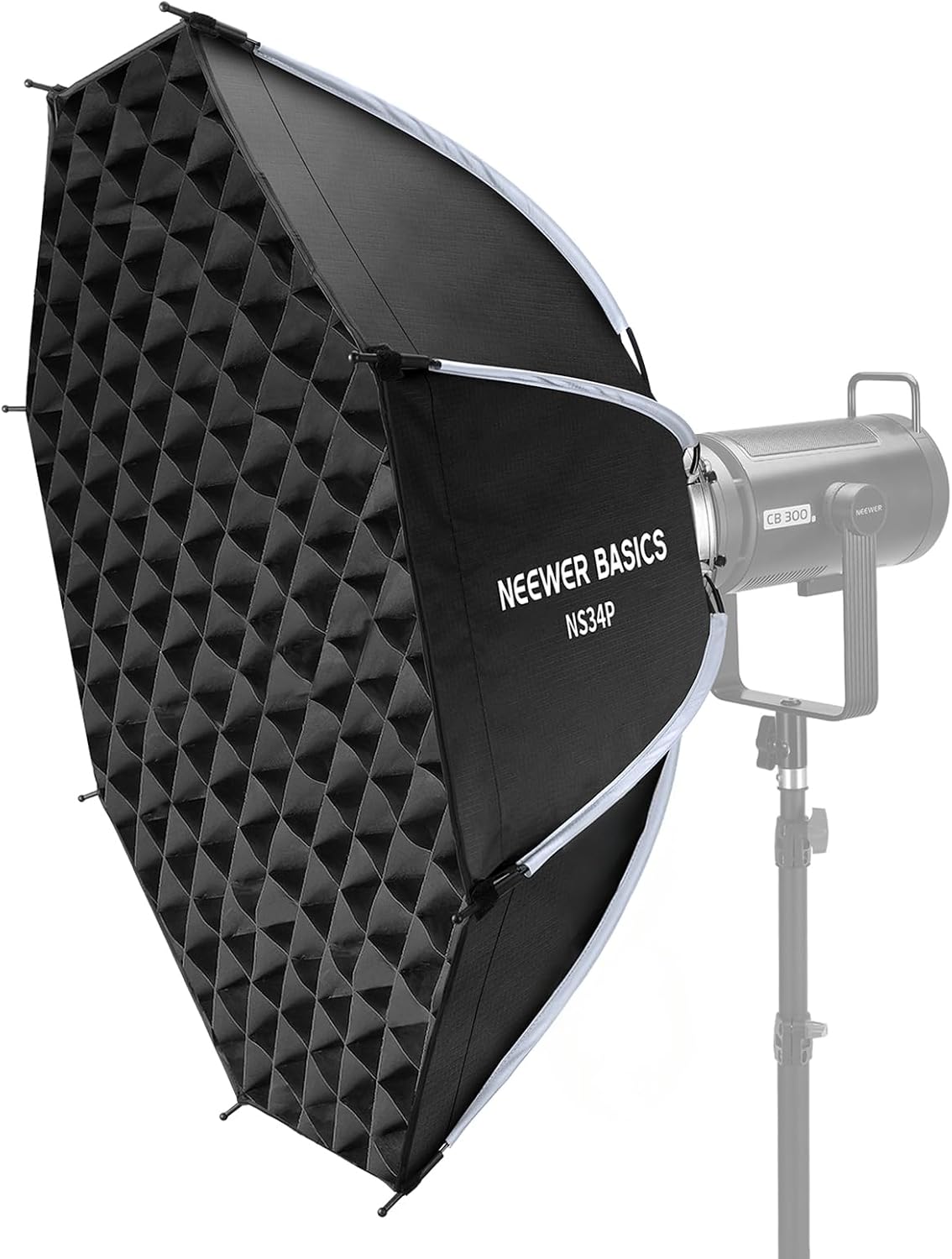 Detalle de NEEWER Basics Octagonal Softbox Kit NS33P for Studio Lighting